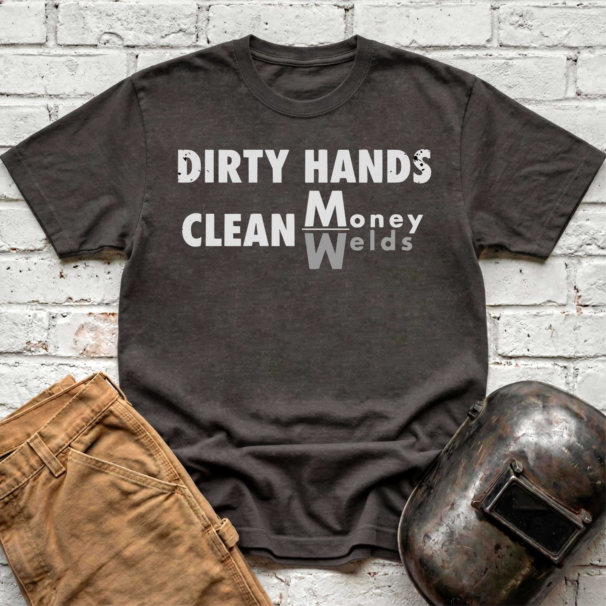 Dirty Hands Clean Money/Welds T-shirt