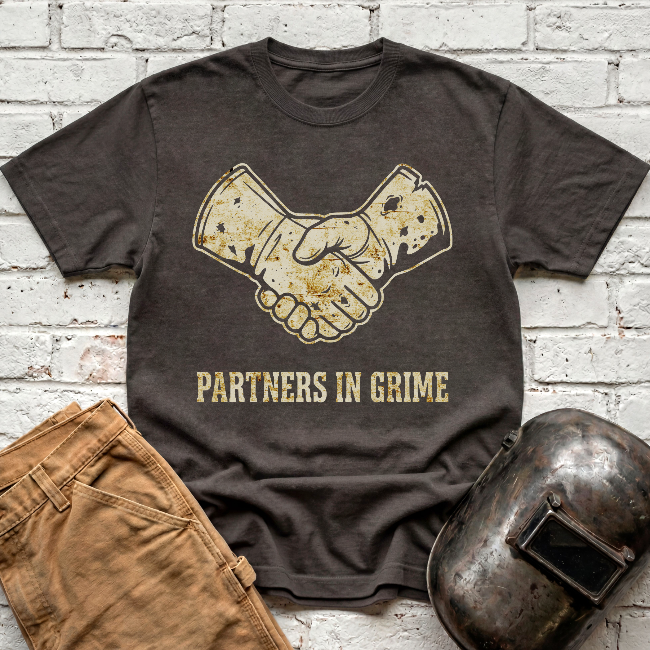 Handshake Partners in Grime T-shirt