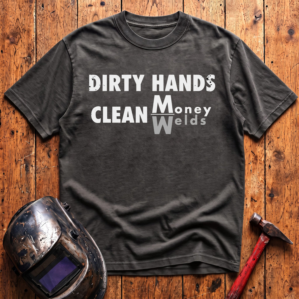 Dirty Hands Clean Money/Welds T-shirt