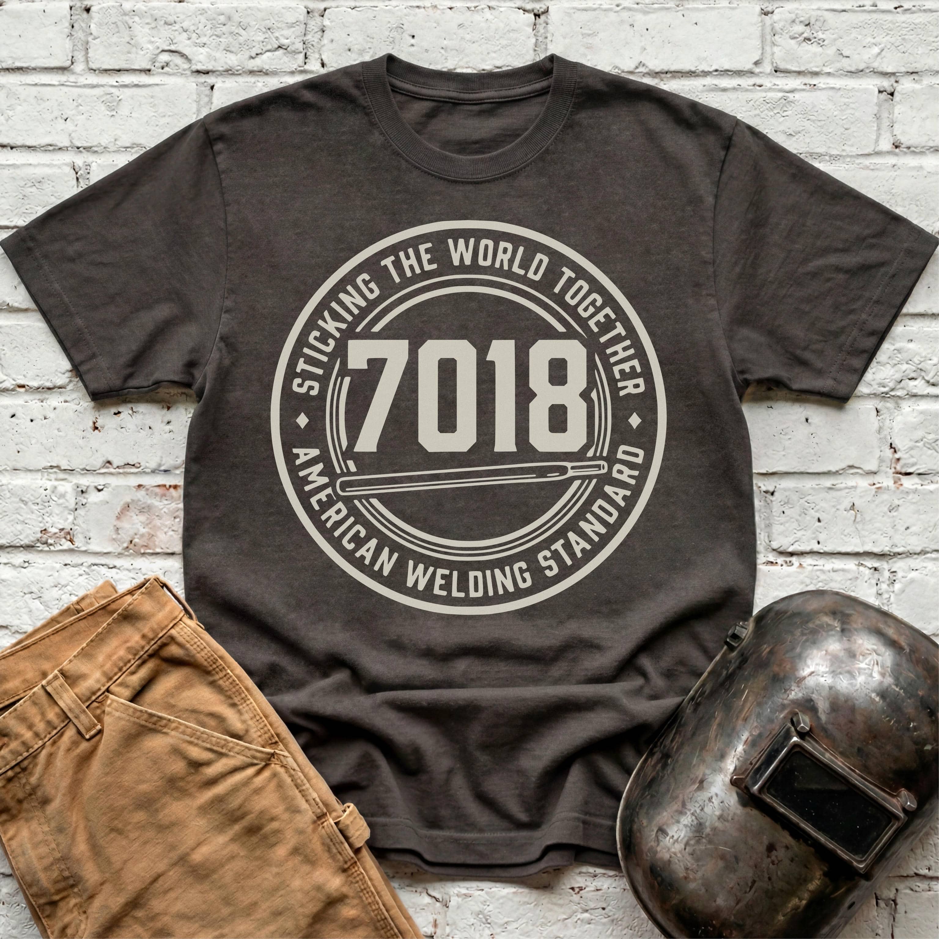 7018 Sticking The World Together T-shirt