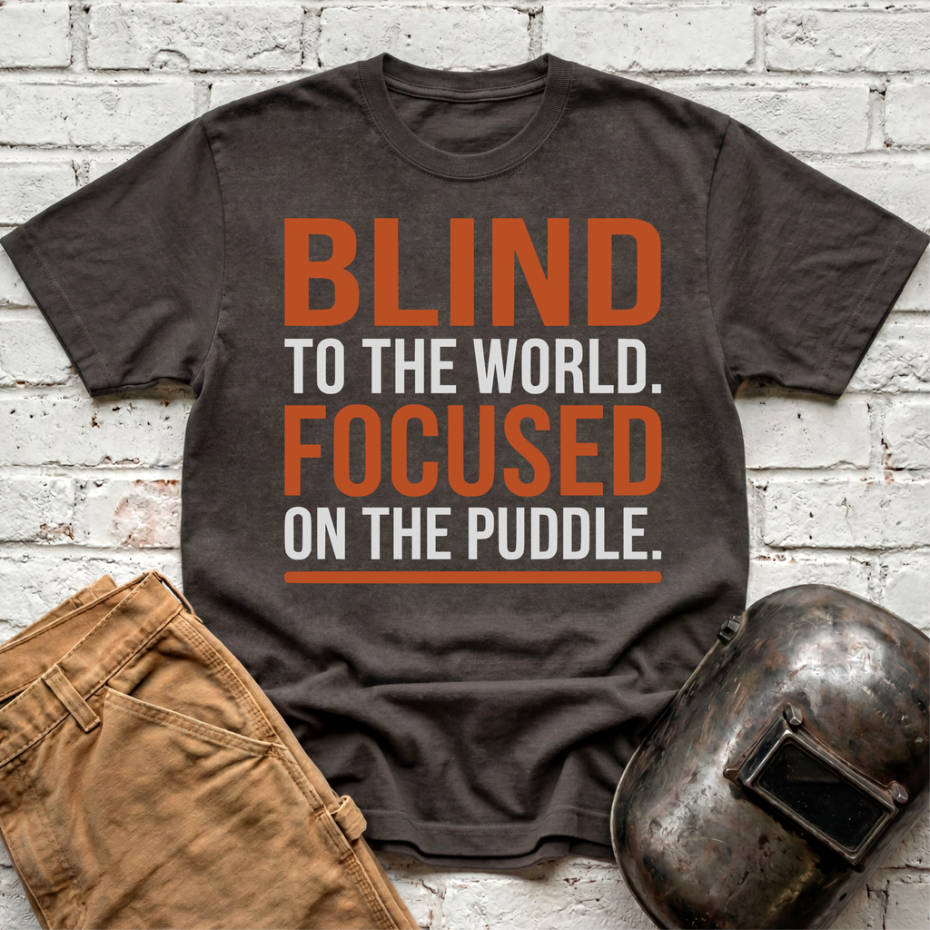 BLIND To The World FOCUSED On The Puddle T-shirt