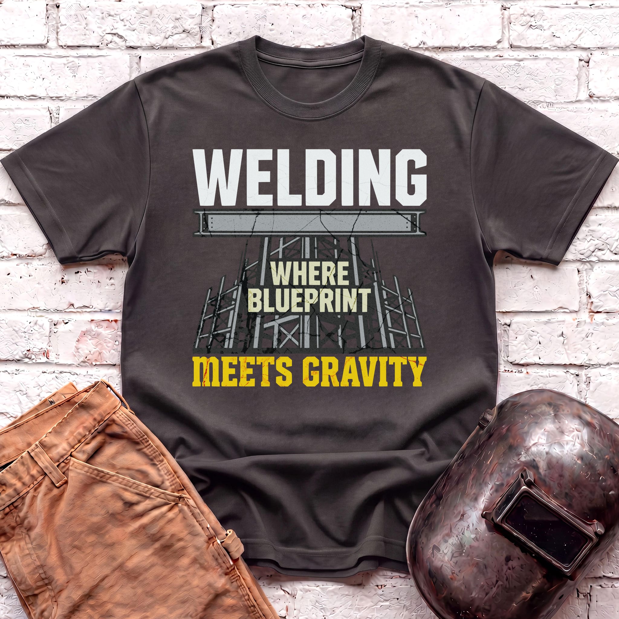 Where Blueprint Meets Gravity T-shirt