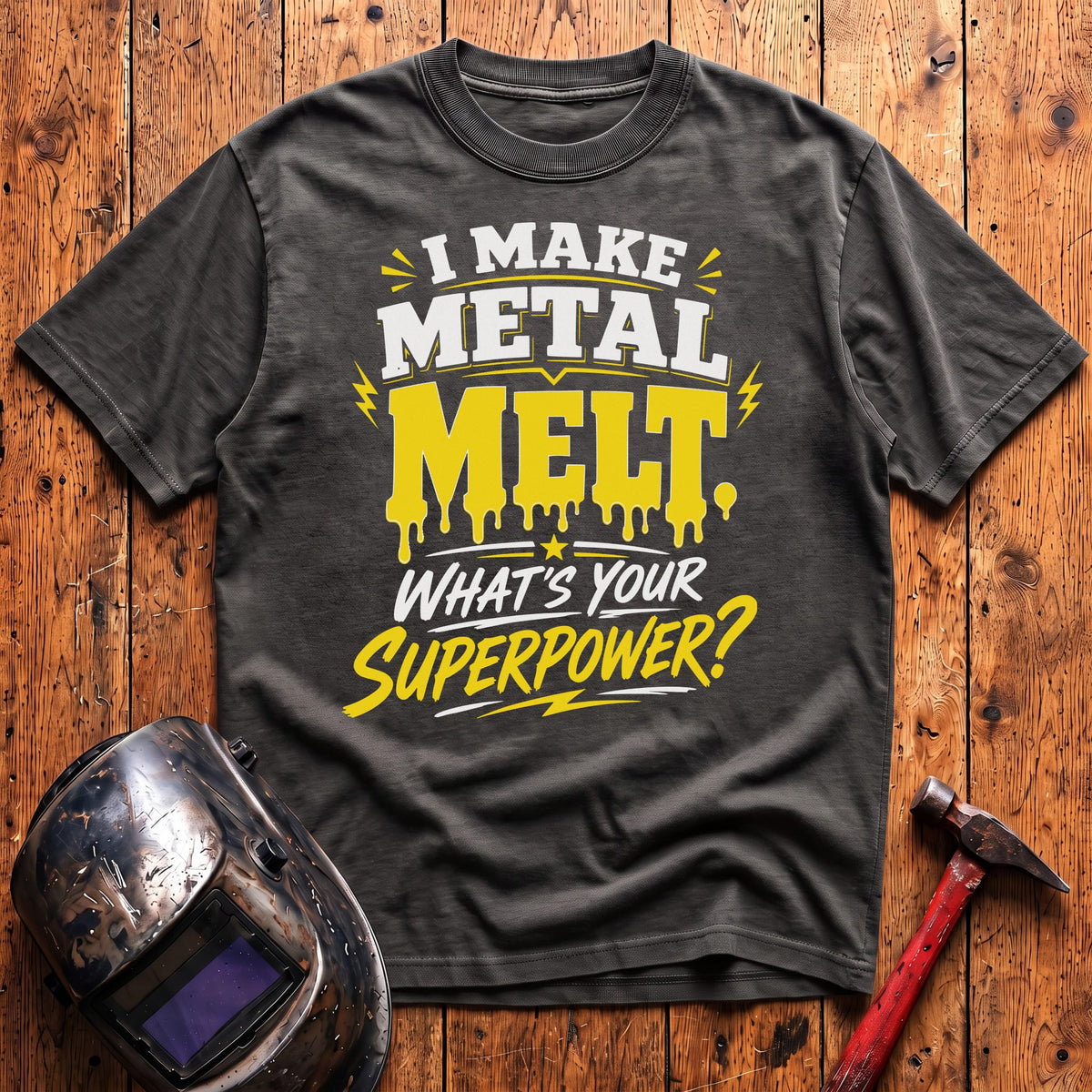 Melting Metal Superpower T-shirt