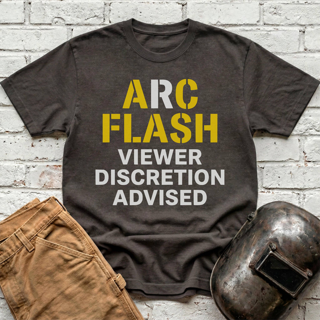 ARC FLASH Viewer Discretion Advised T-shirt
