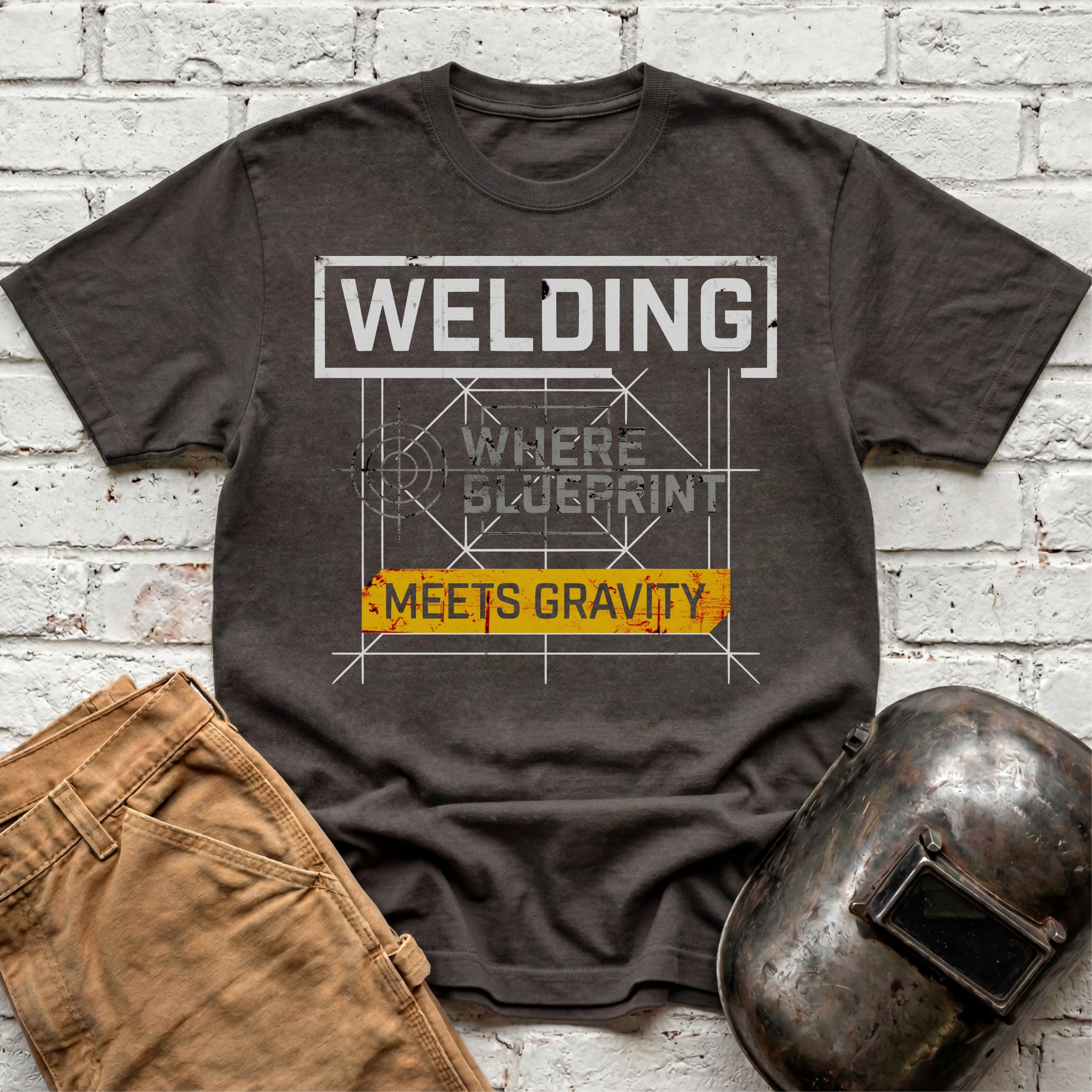 Where Blueprint Meets Gravity T-shirt