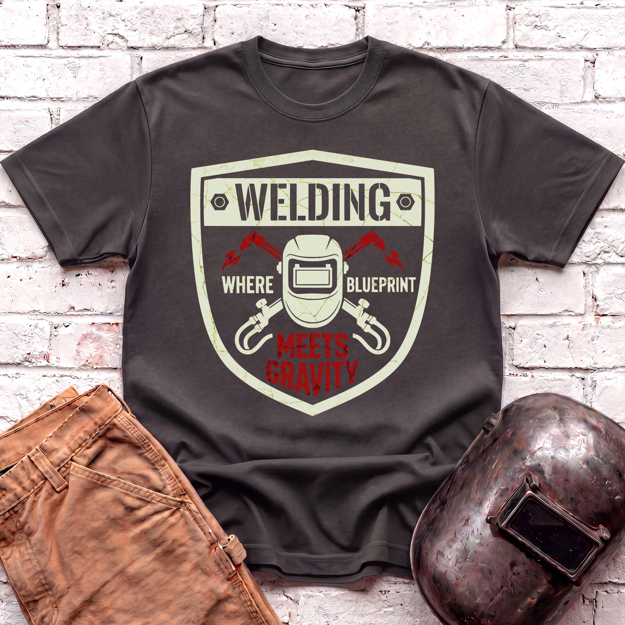 Where Blueprint Meets Gravity T-shirt
