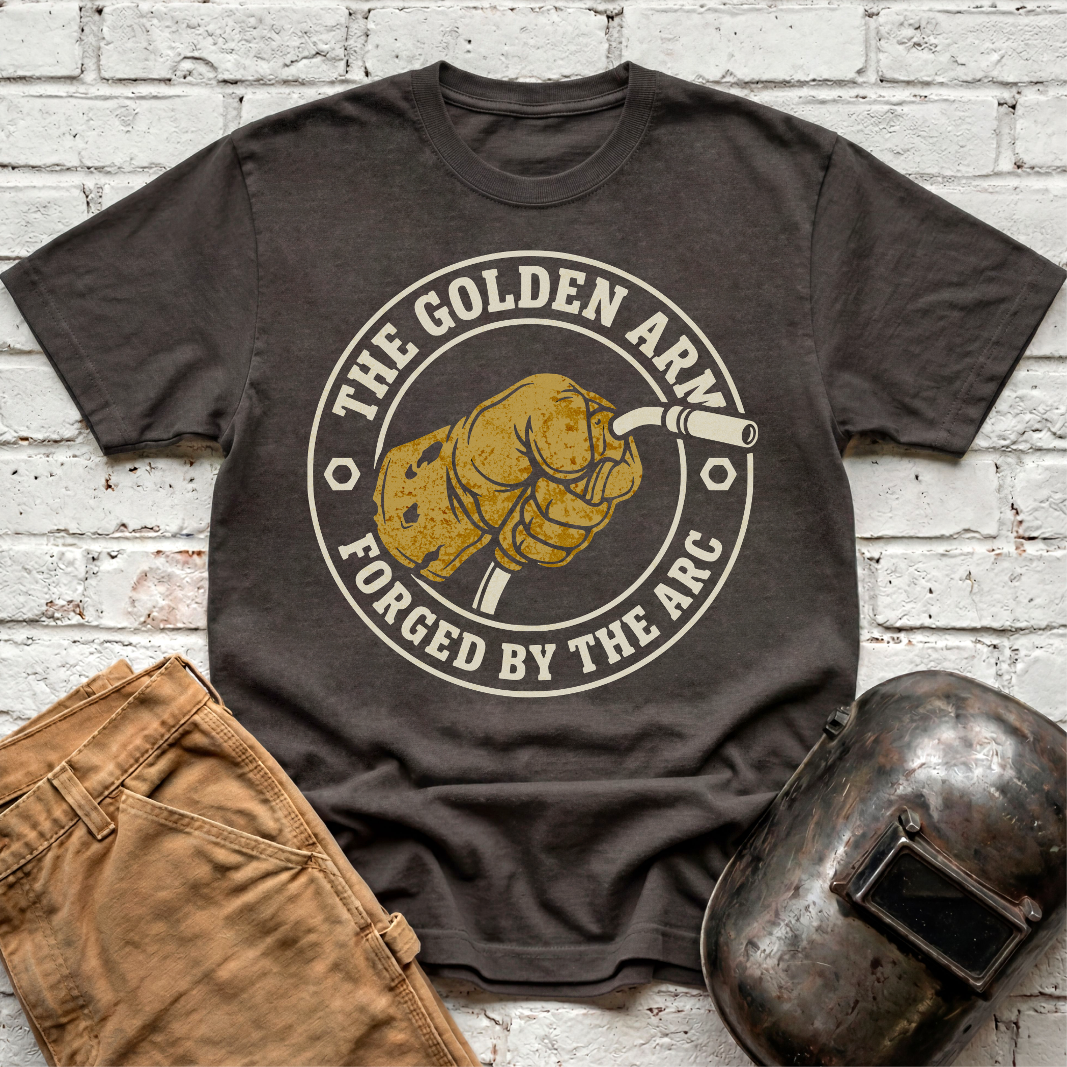 GOLDEN ARM badge MIG T-shirt