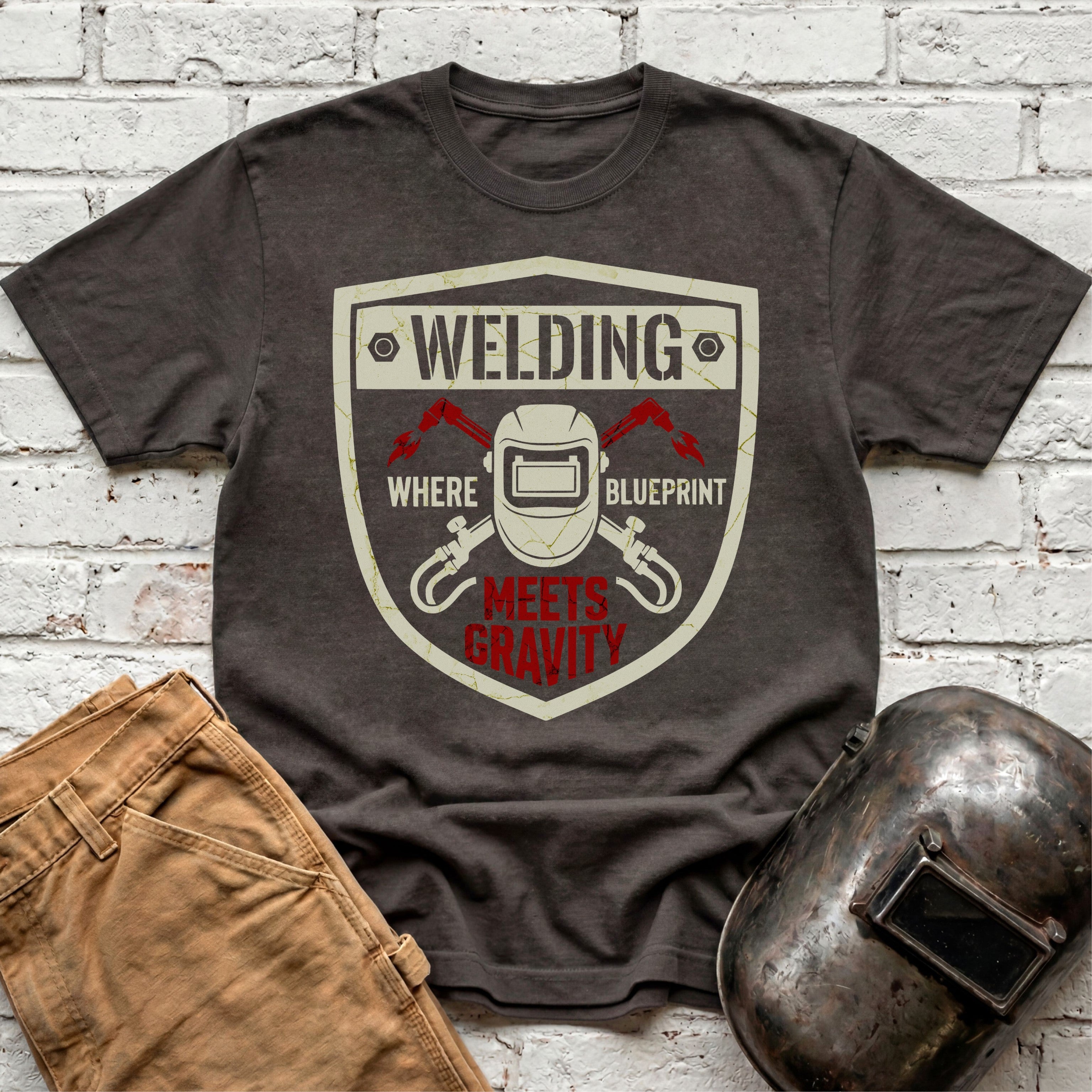 Where Blueprint Meets Gravity T-shirt