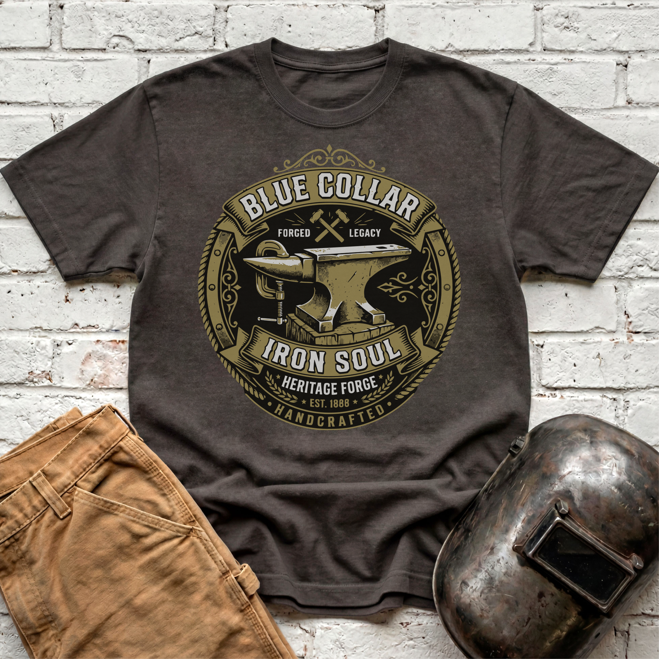 Blue Collar, Iron Soul T-shirt