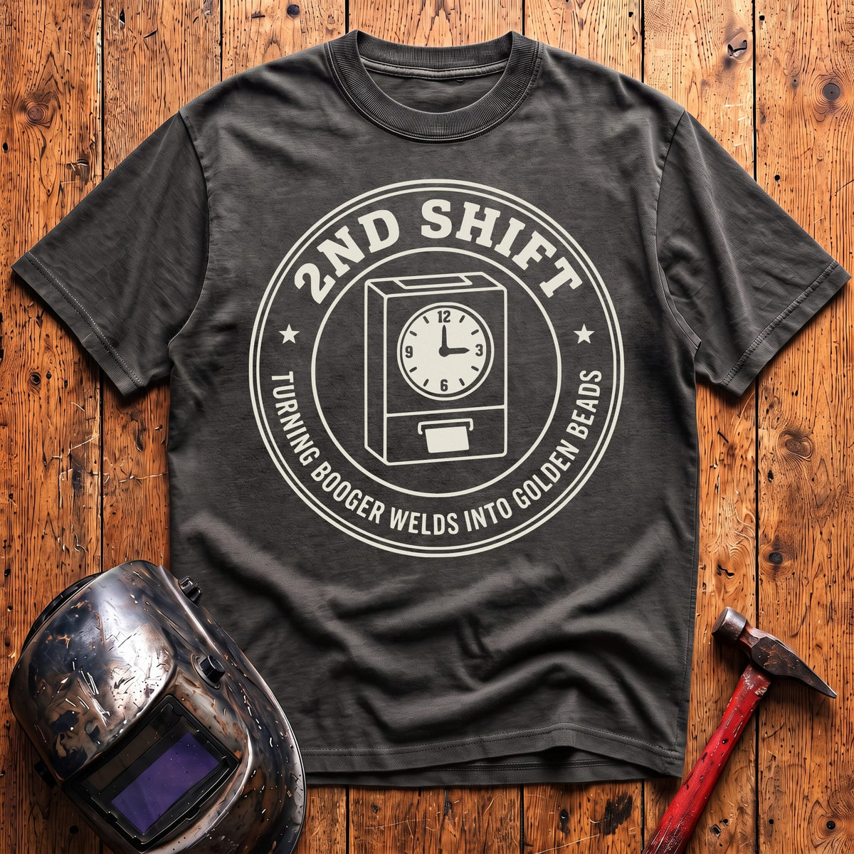2nd shift clock T-shirt