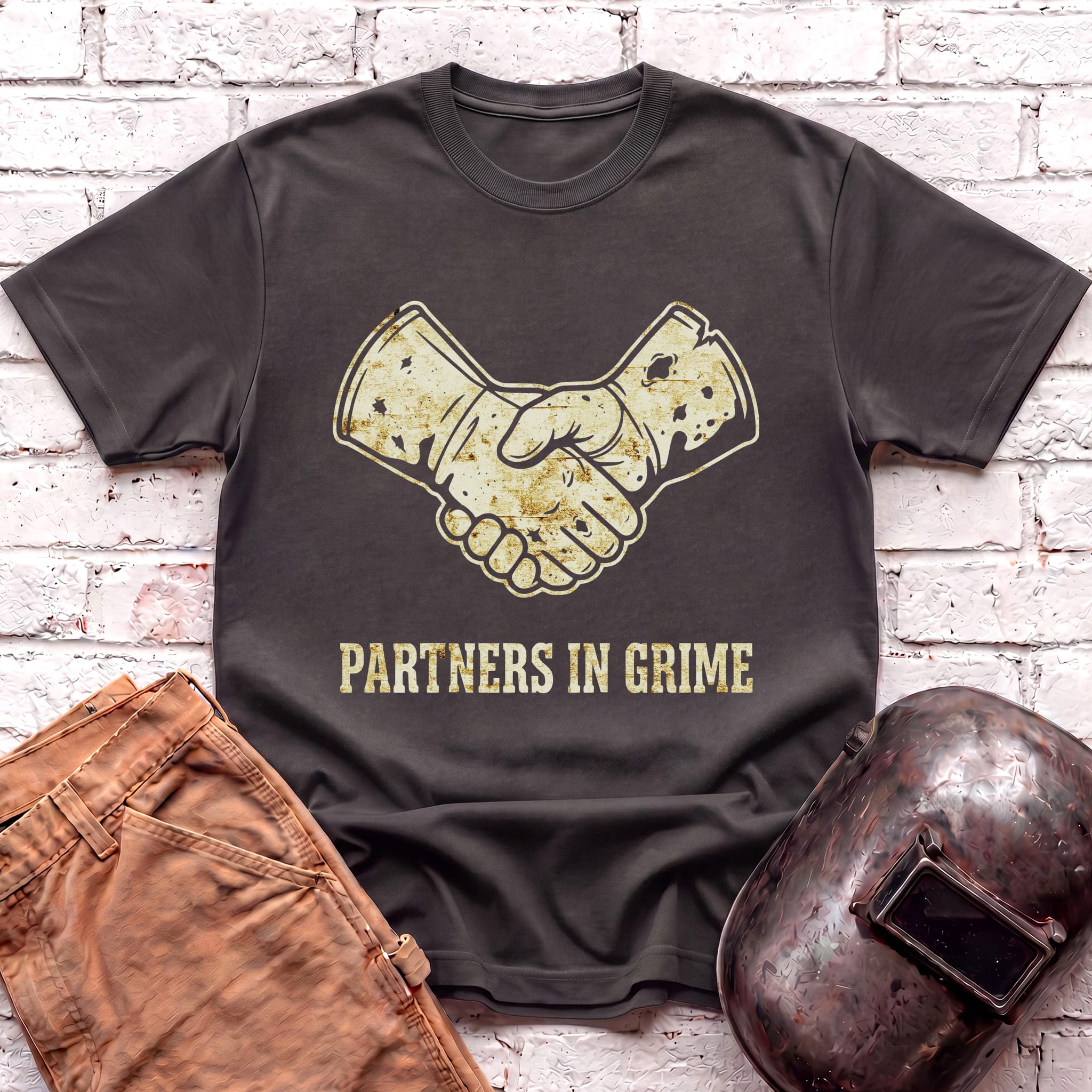 Handshake Partners in Grime T-shirt