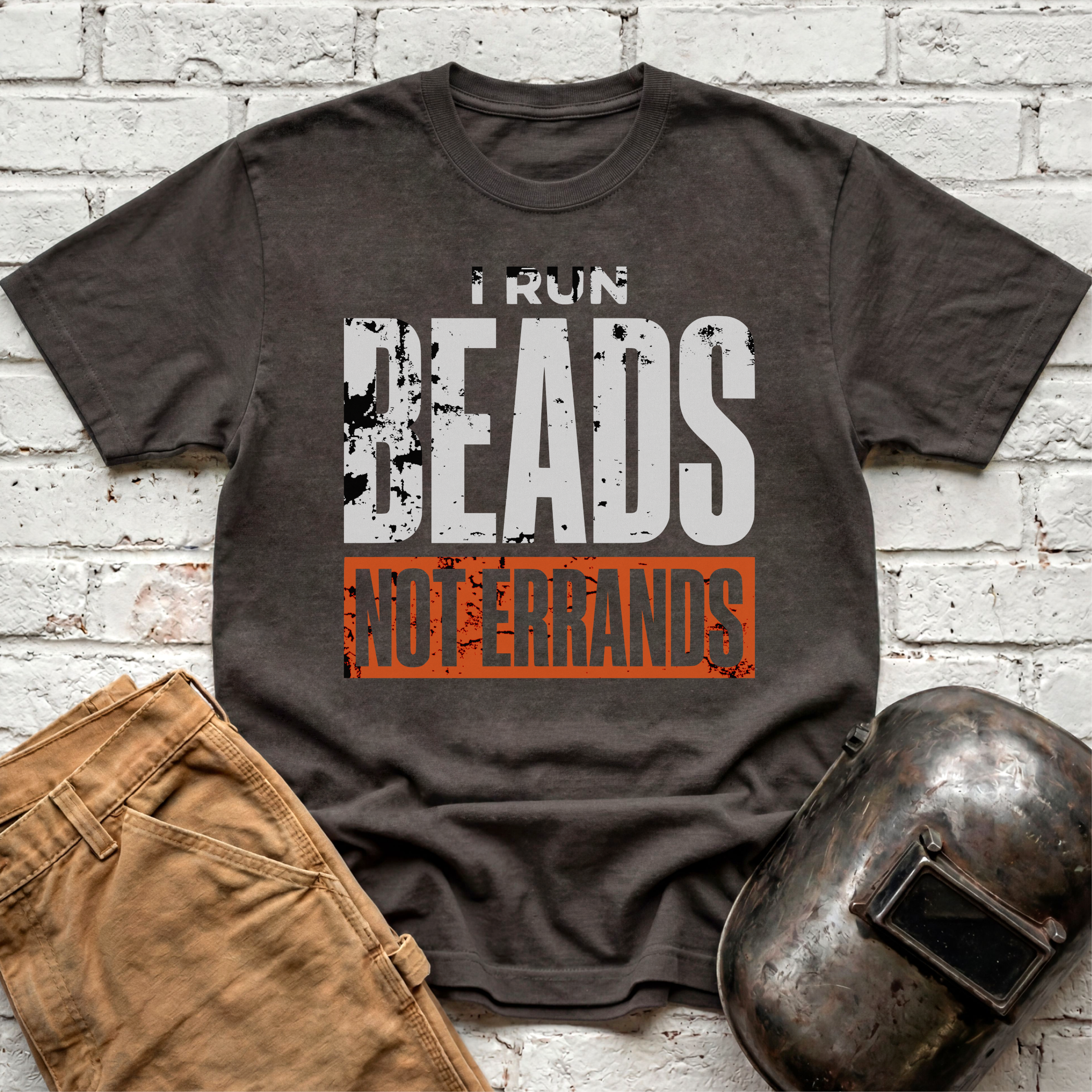 I run BEADS T-shirt