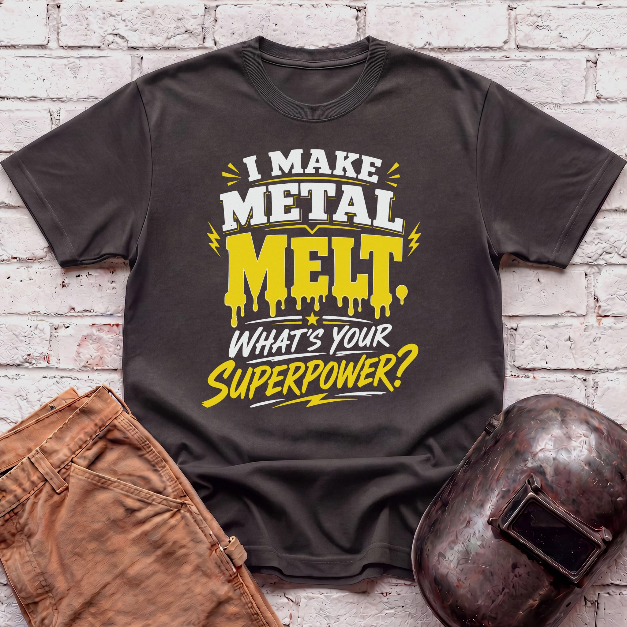 Melting Metal Superpower T-shirt