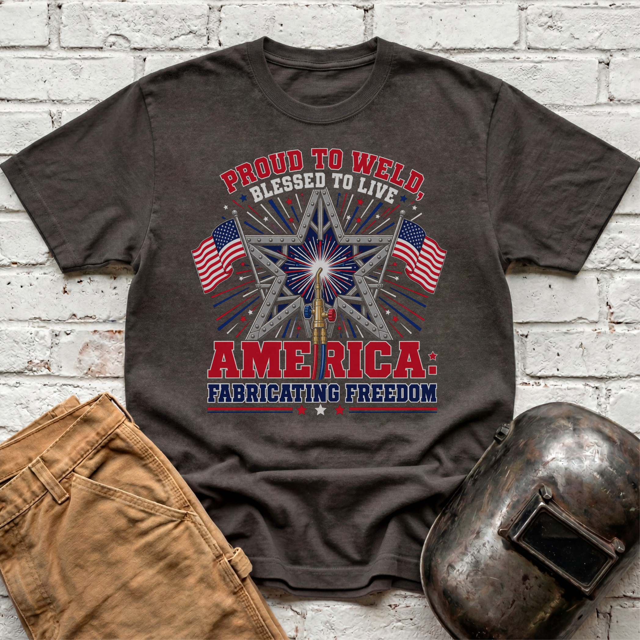 Proud To Weld America T-shirt