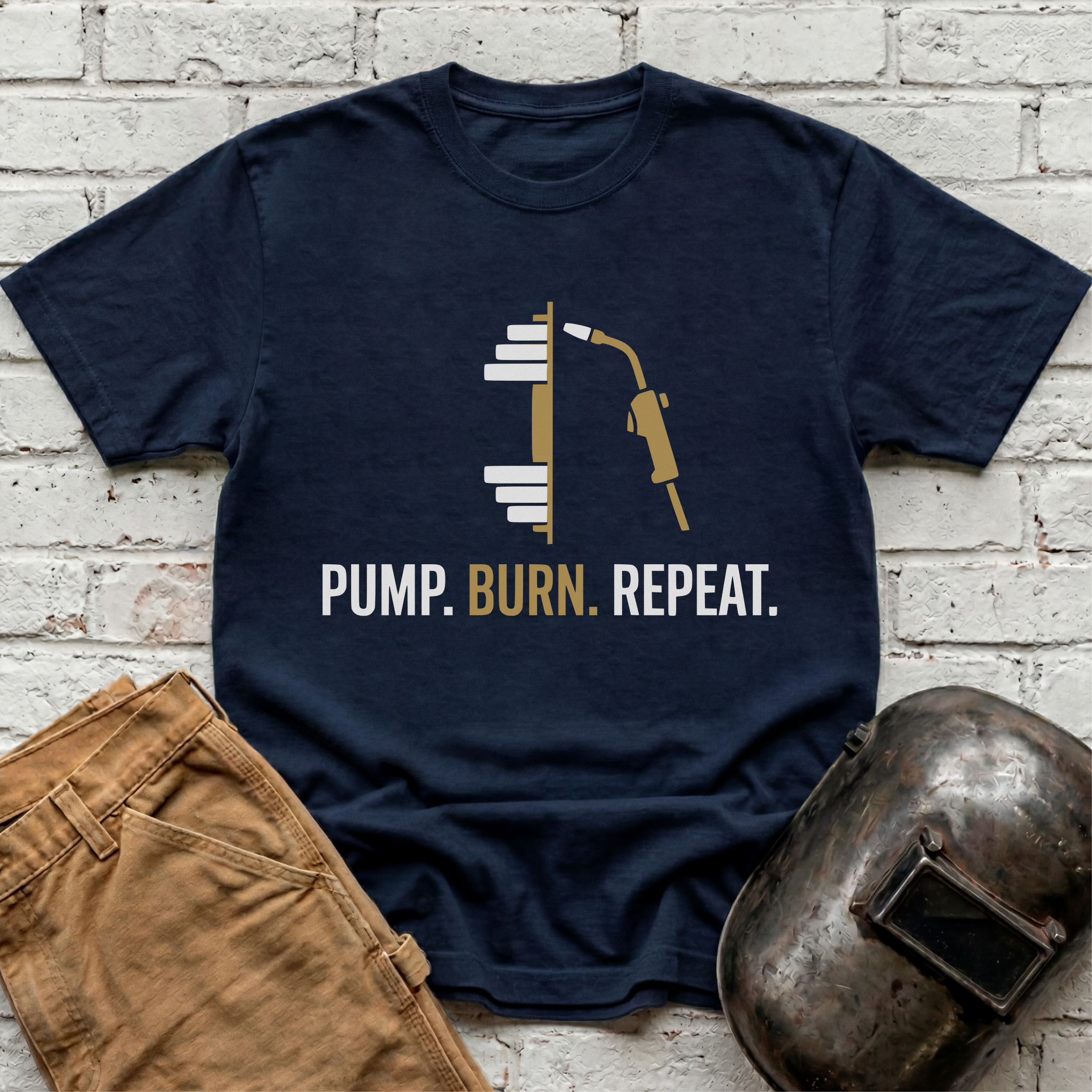 PUMP. BURN. REPEAT. T-shirt
