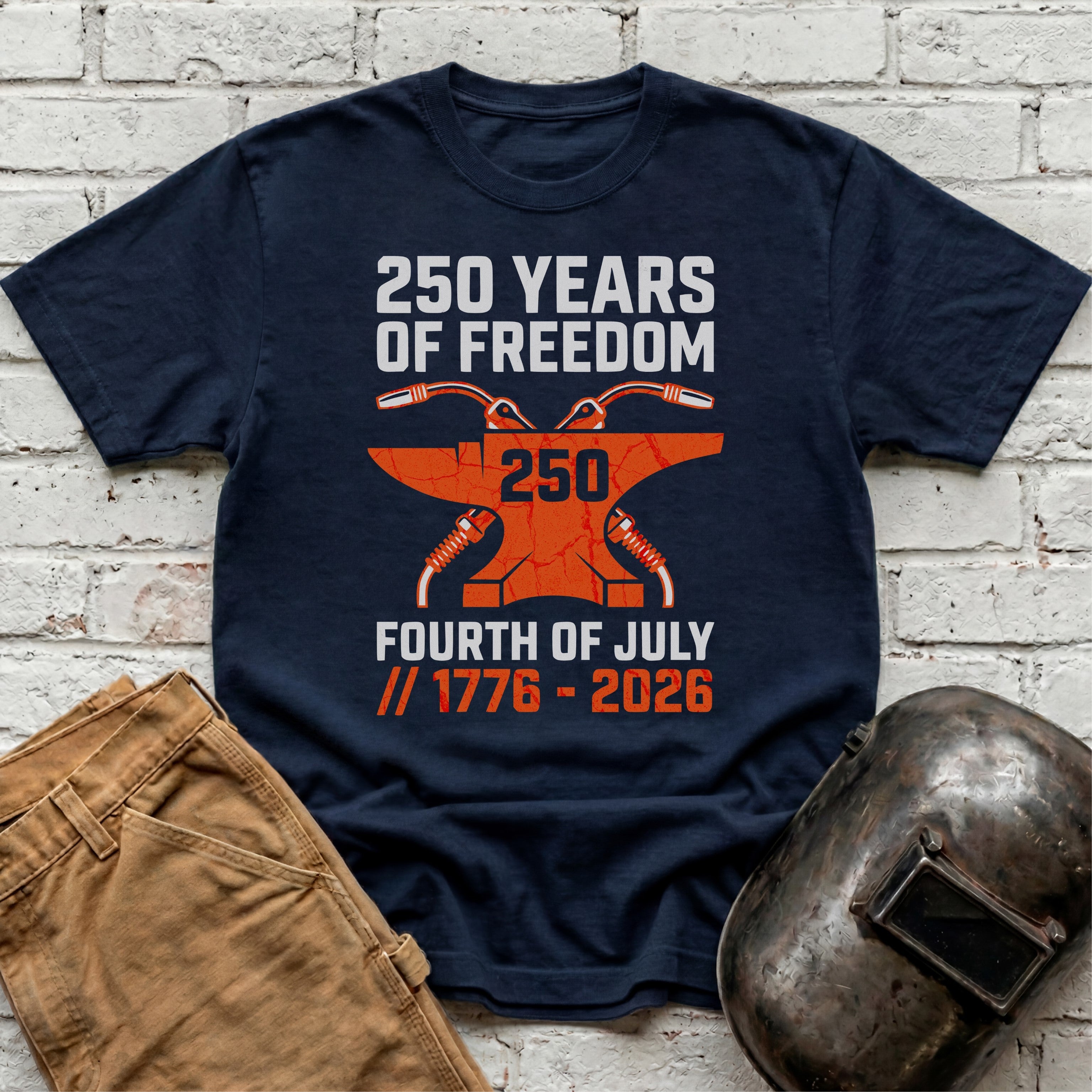 250 Years of Freedom Anvil T-shirt