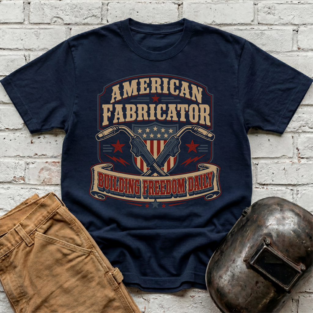 American Fabricator Building Freedom Daily T-shirt