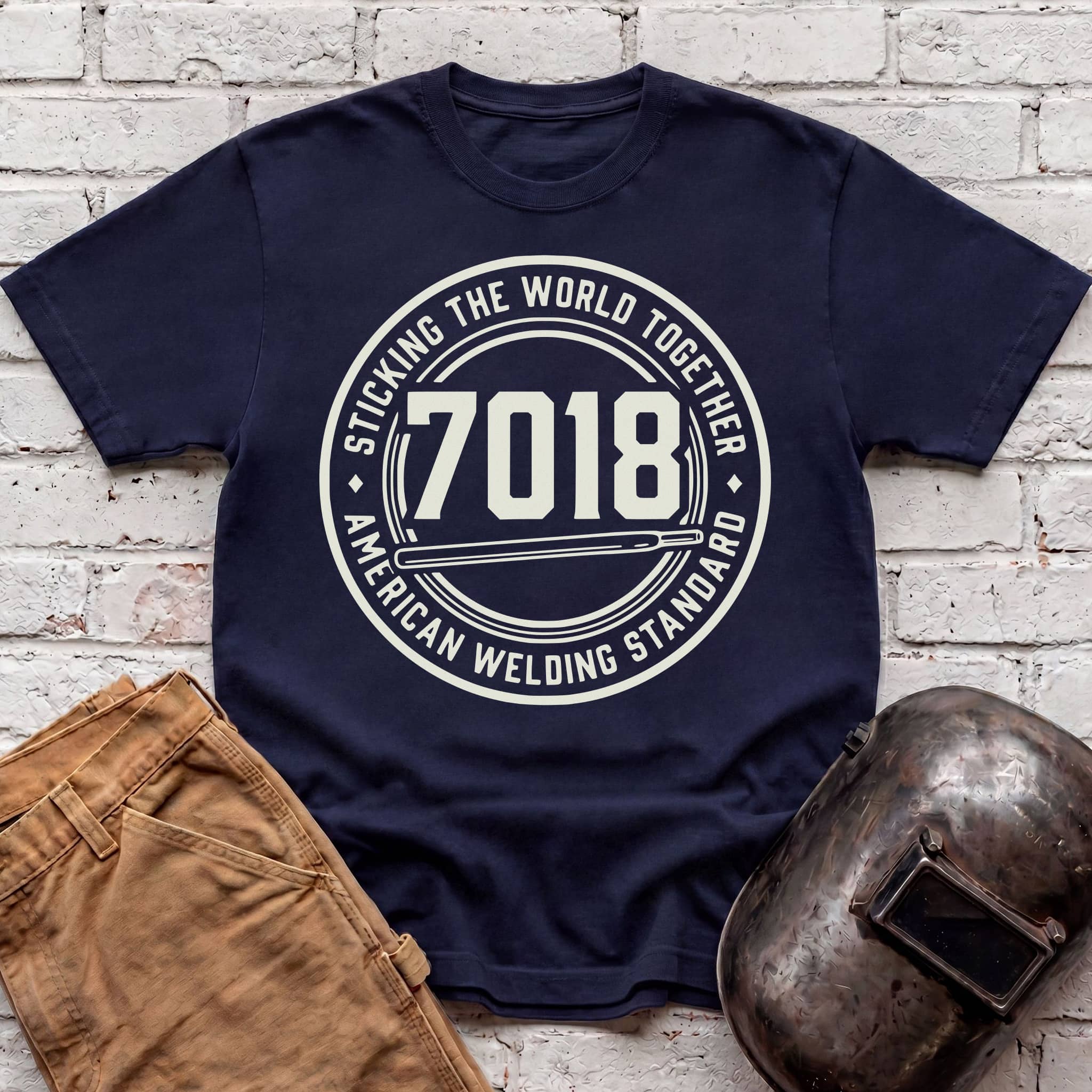 7018 Sticking The World Together T-shirt