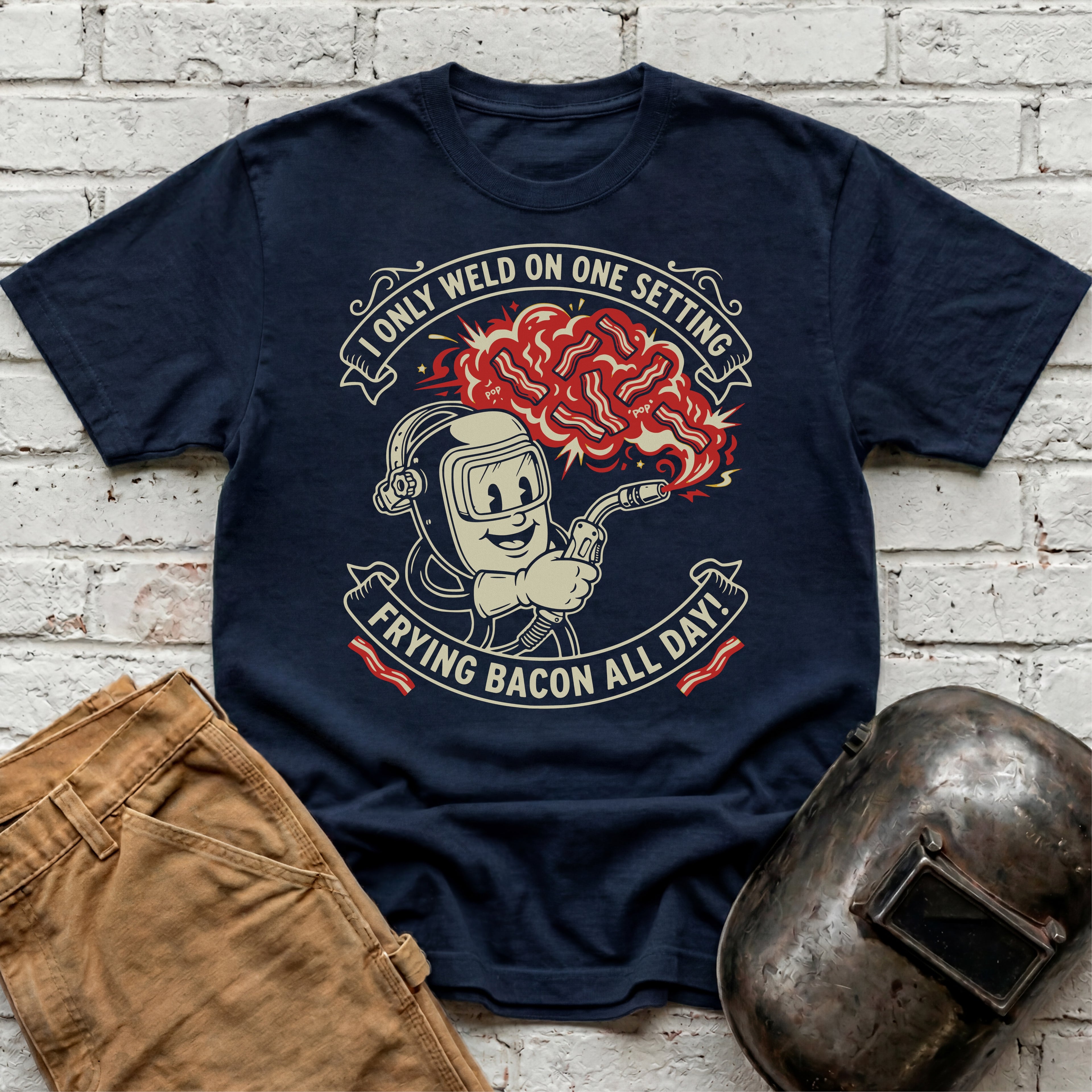 FRYING BACON ALL DAY T-shirt