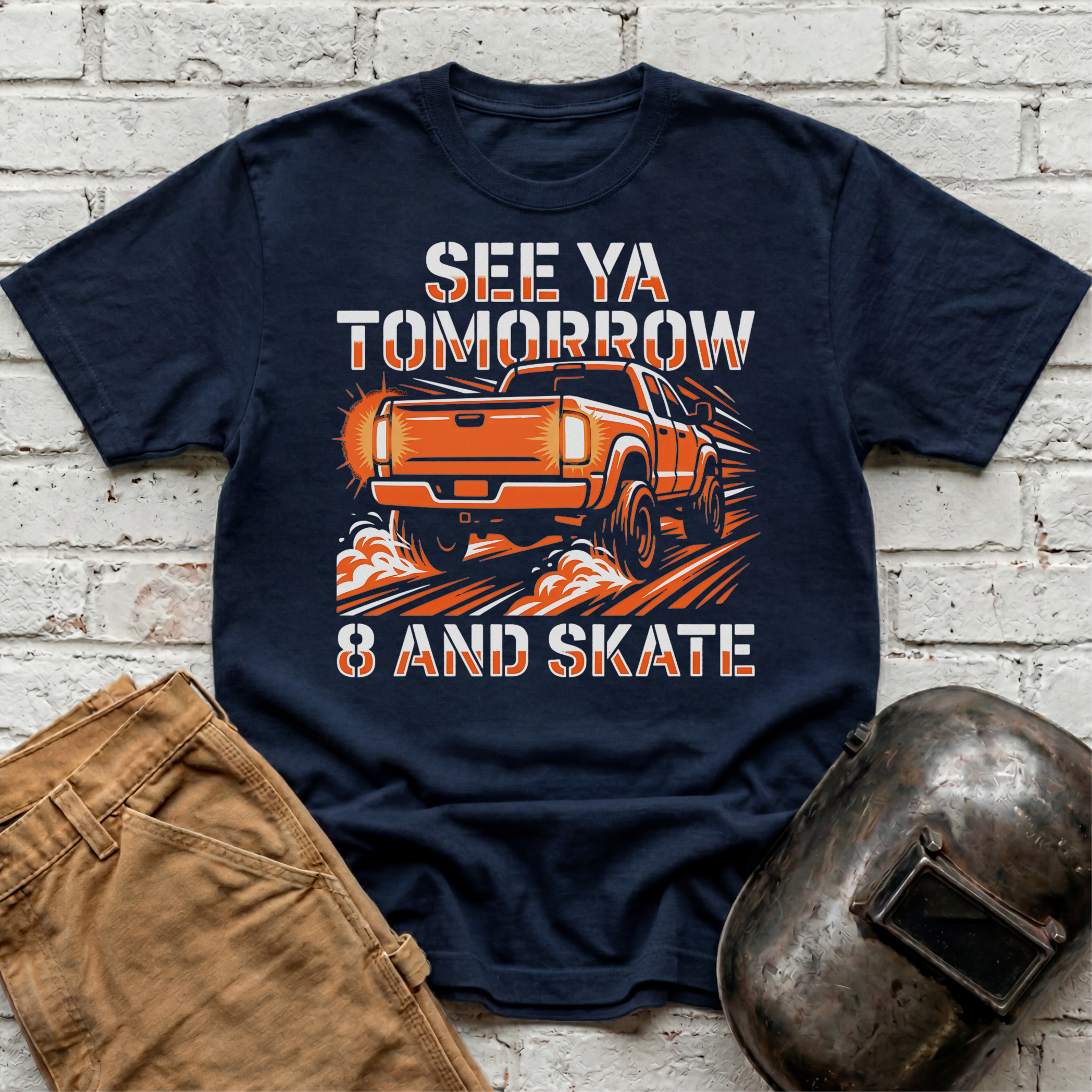 8 and SKATE T-shirt