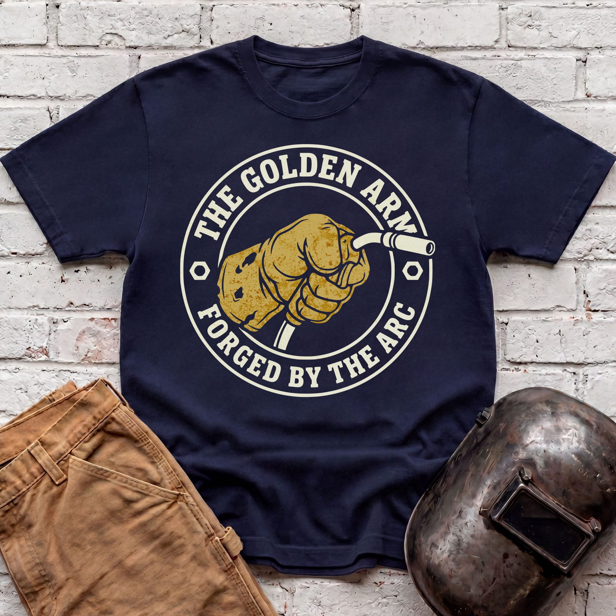 GOLDEN ARM badge MIG T-shirt