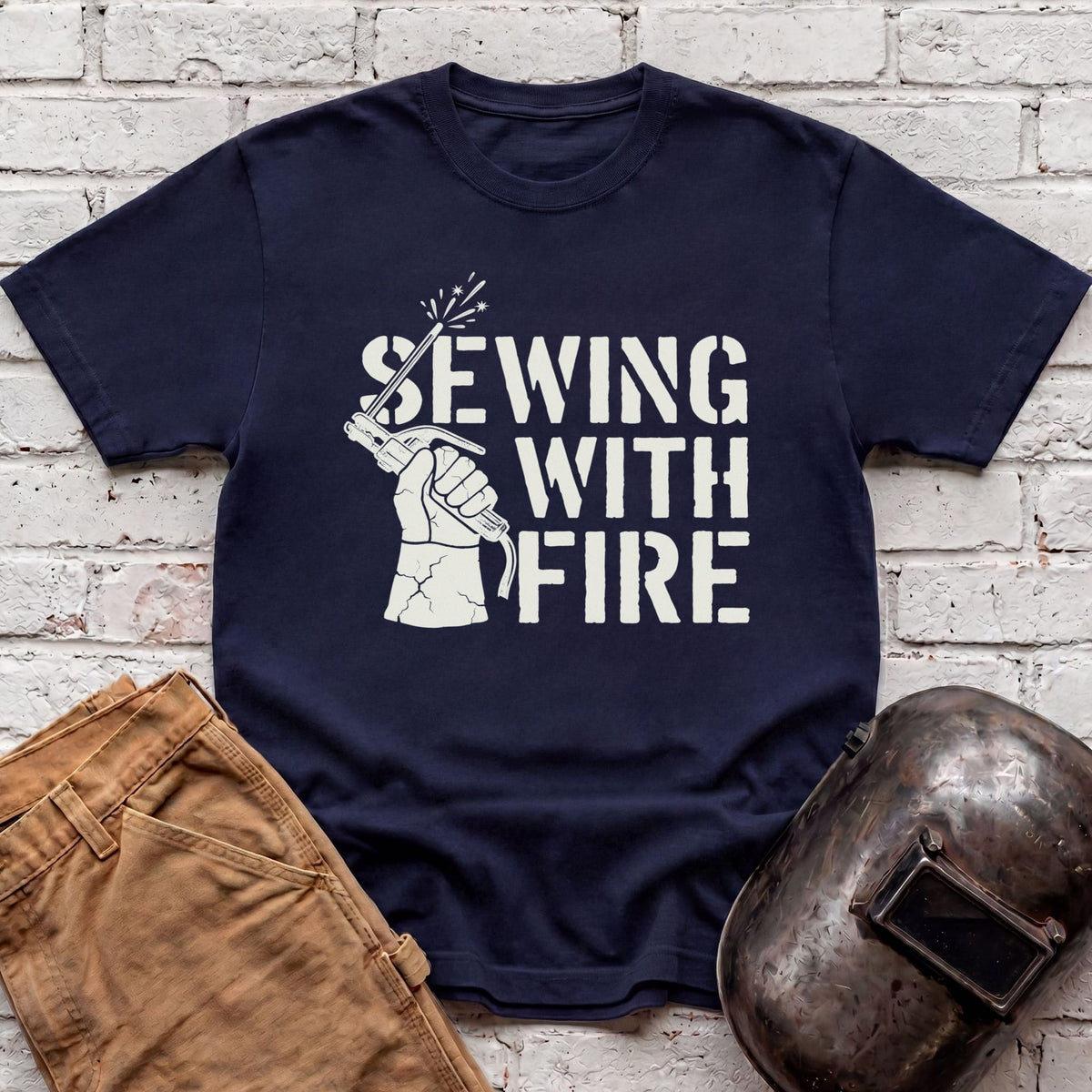 Sewing with Fire T-shirt
