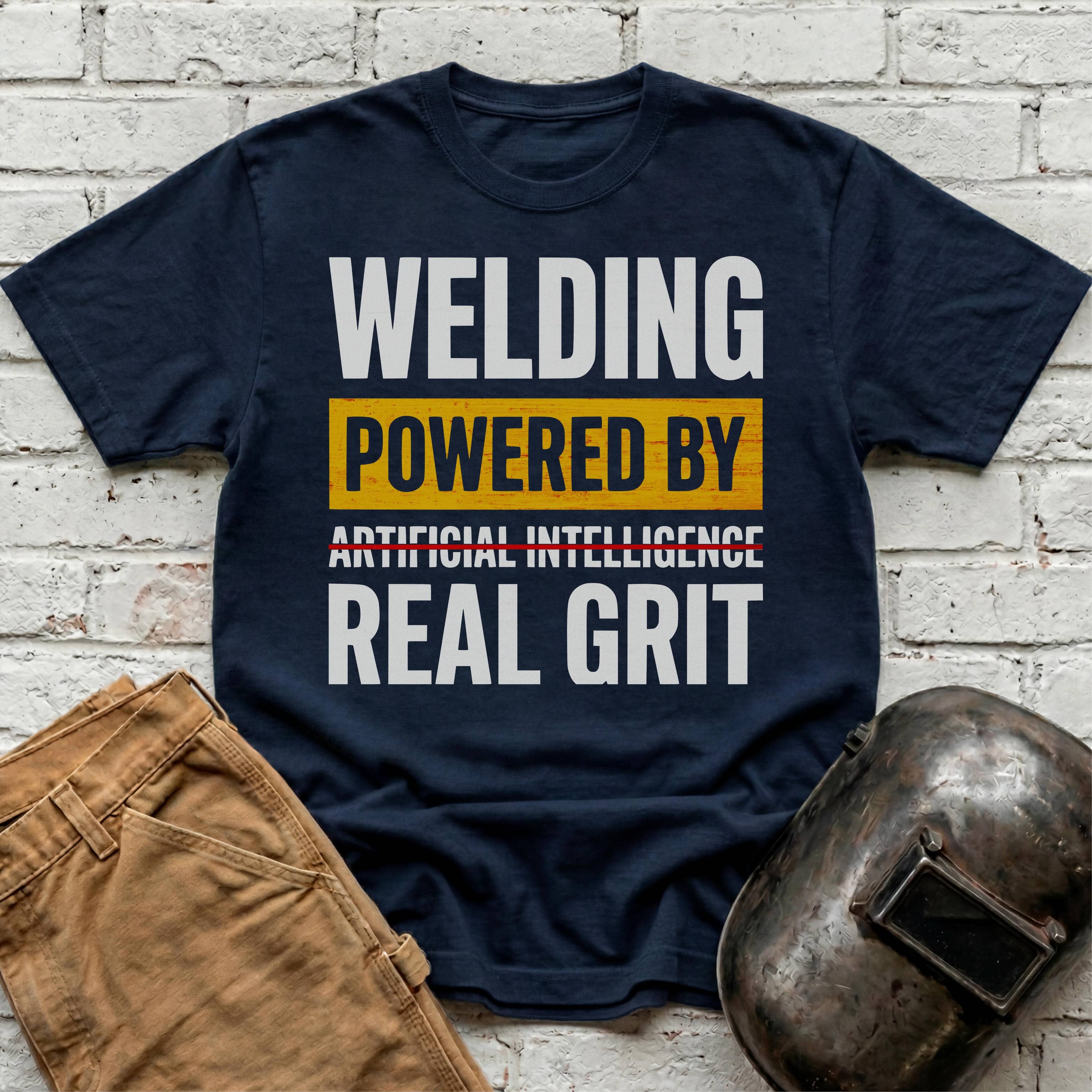 Welding Powered by Real Grit T-shirt