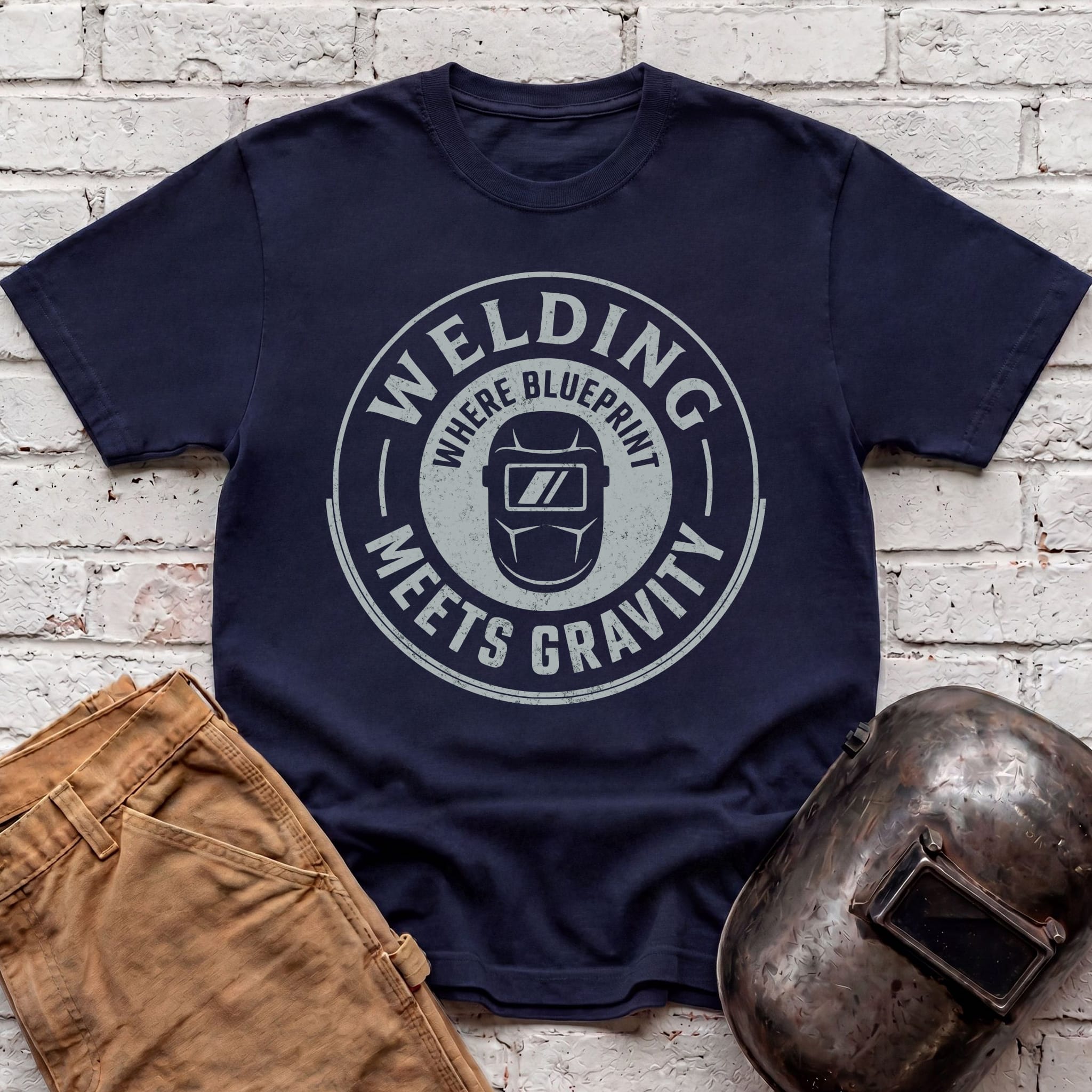 Where Blueprint Meets Gravity T-shirt