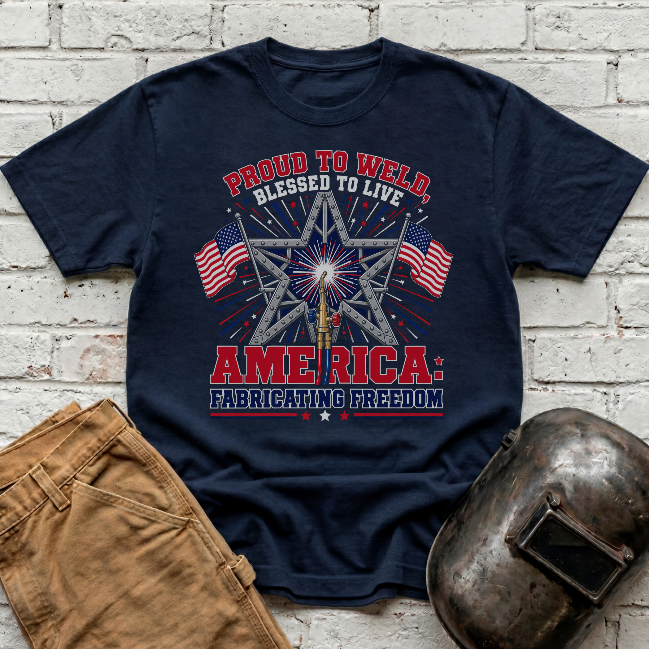 Proud To Weld America T-shirt