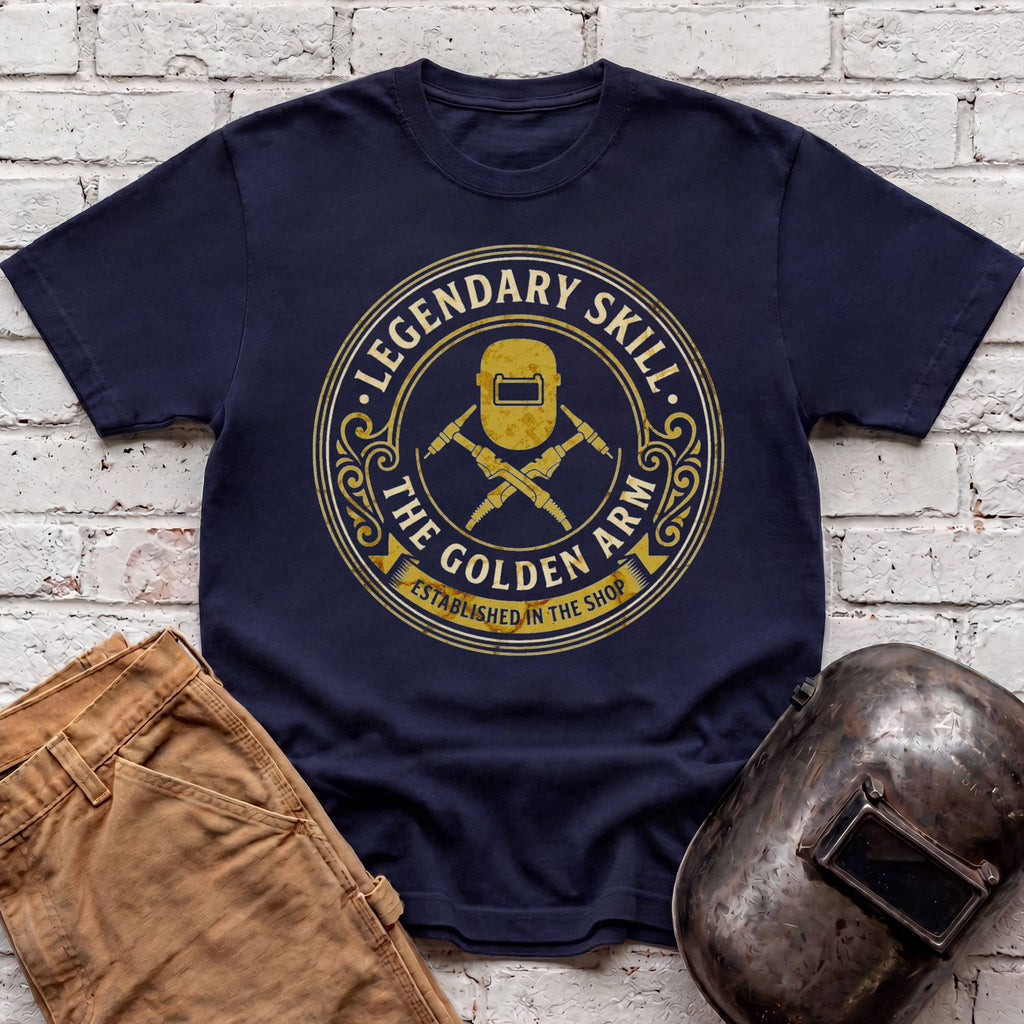 Golden Arm TIG badge T-shirt