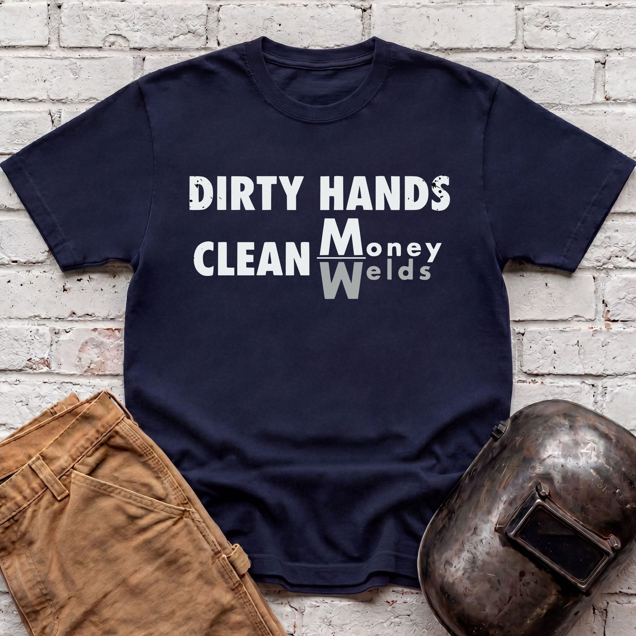 Dirty Hands Clean Money/Welds T-shirt