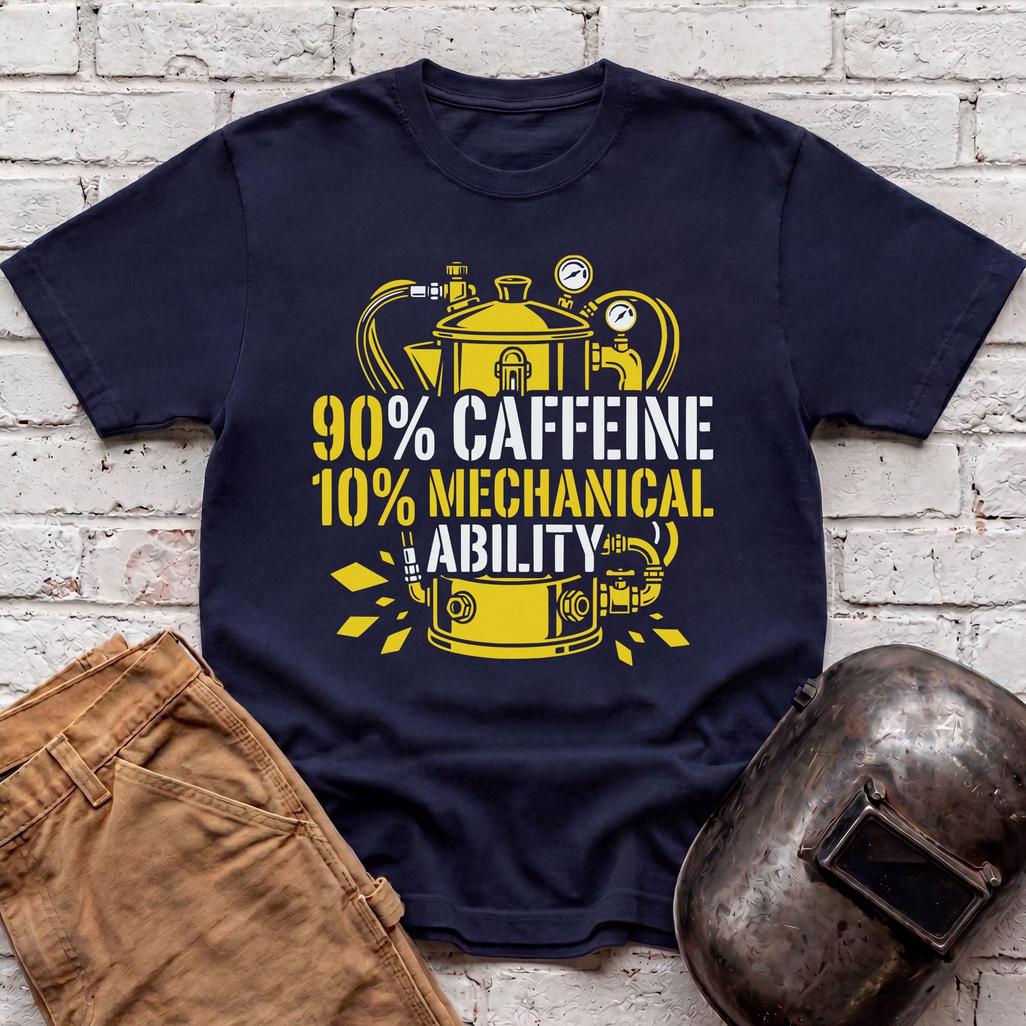 90% Caffeine 10% Mechanical Ability T-shirt