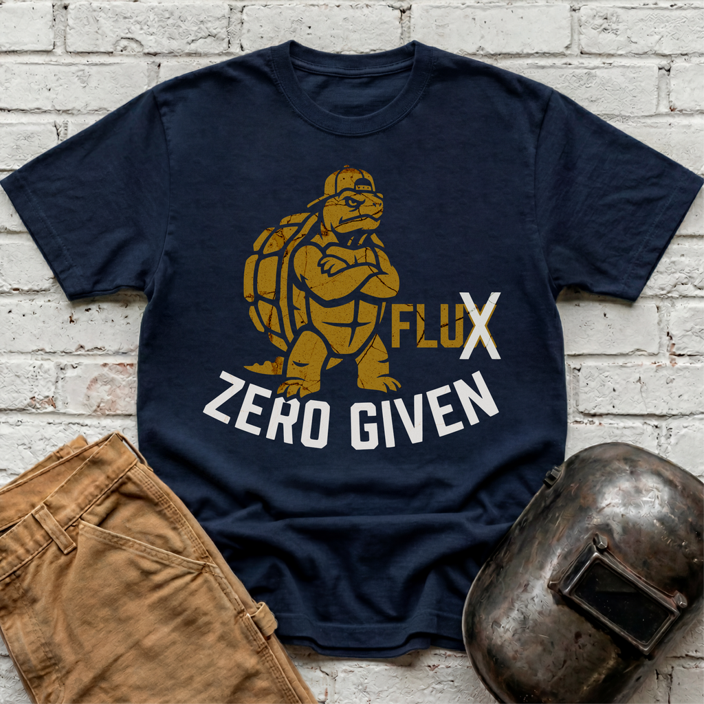 FLUX. ZERO GIVEN. Turtle T-shirt