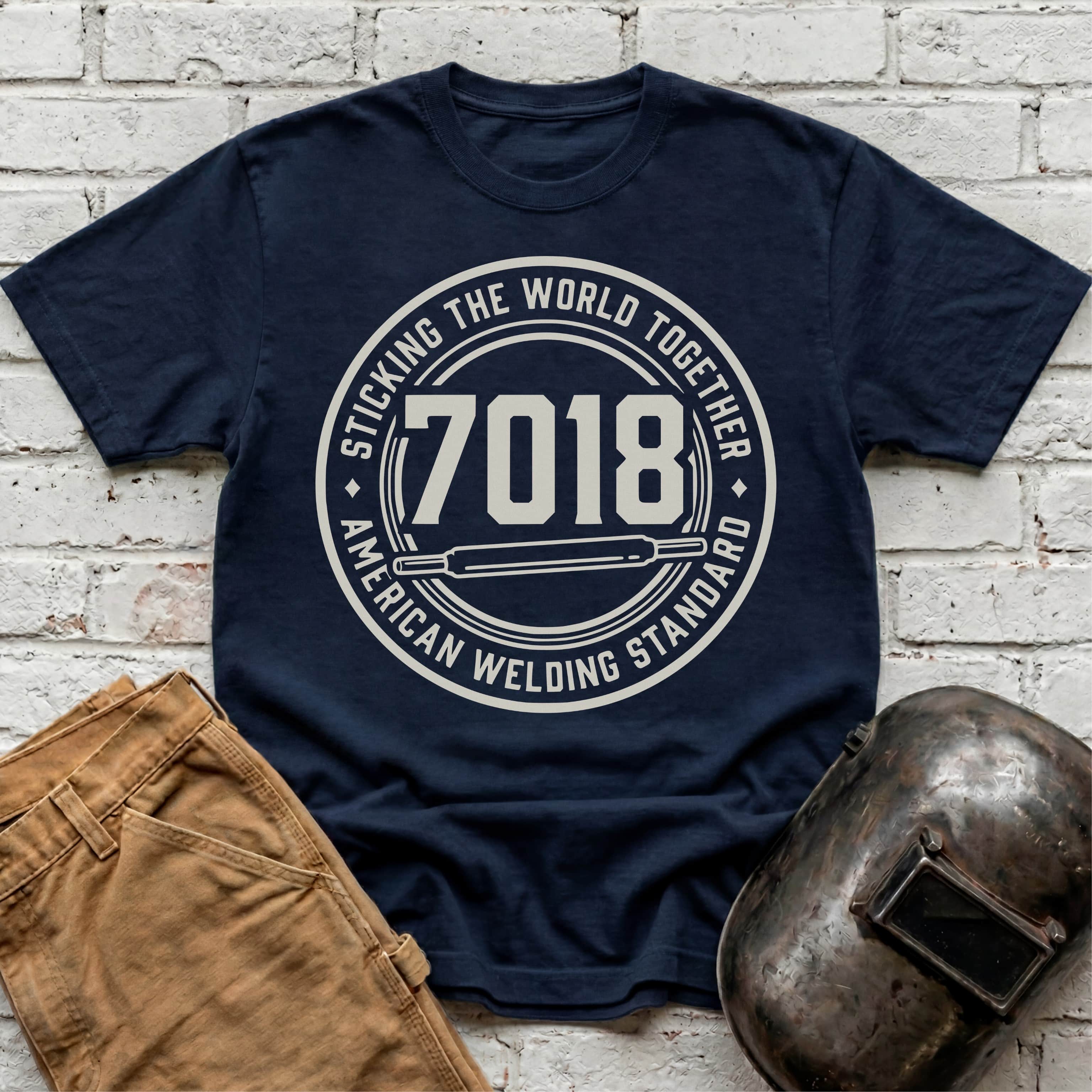 7018 Sticking The World Together T-shirt