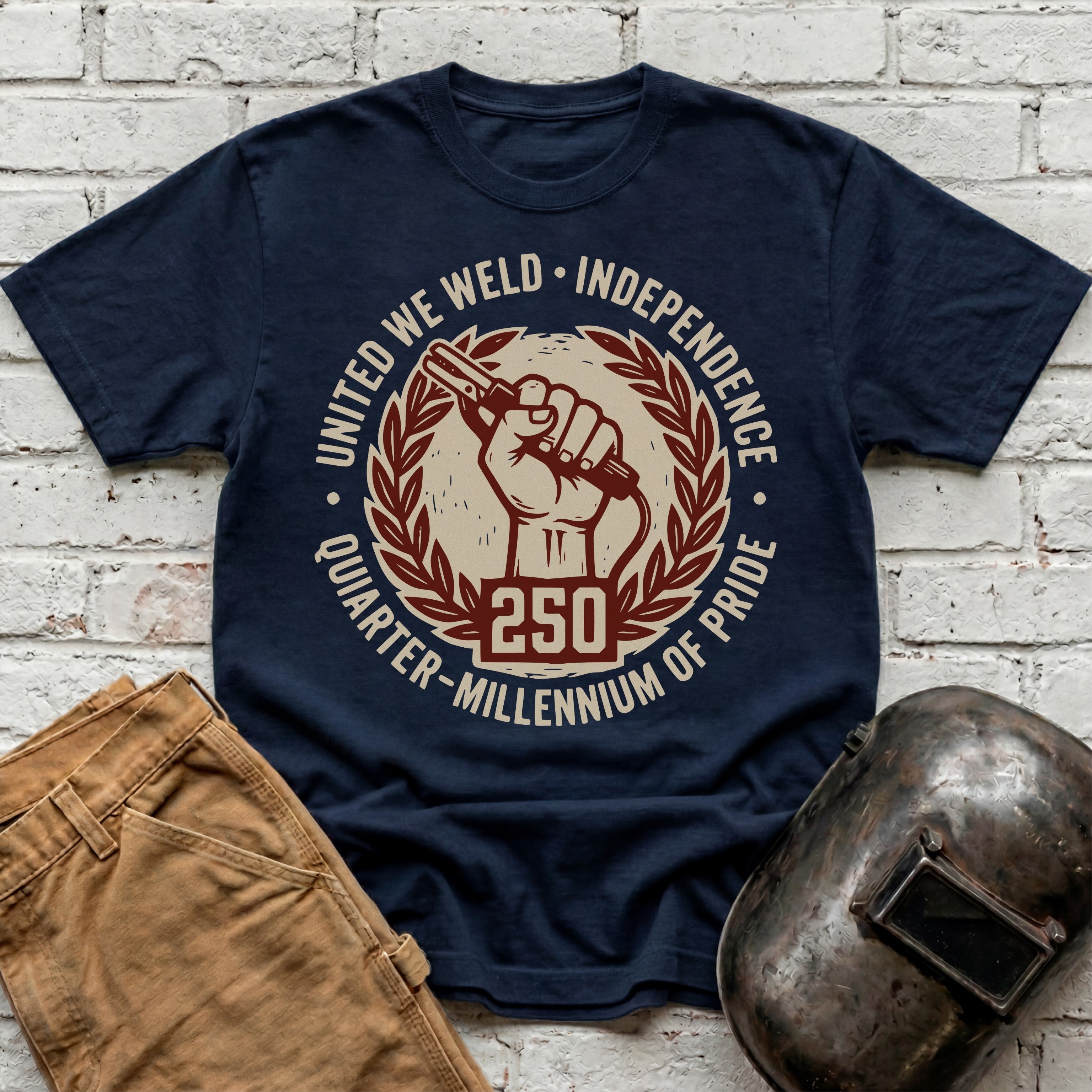 United We Weld - Quarter-Millenium of Pride T-shirt