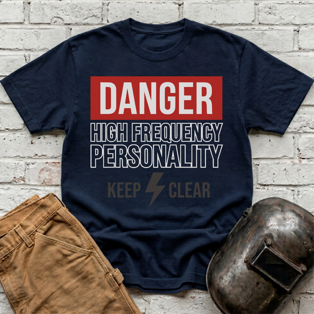 HIGH FREQUENCY PERSONALITY Danger T-shirt