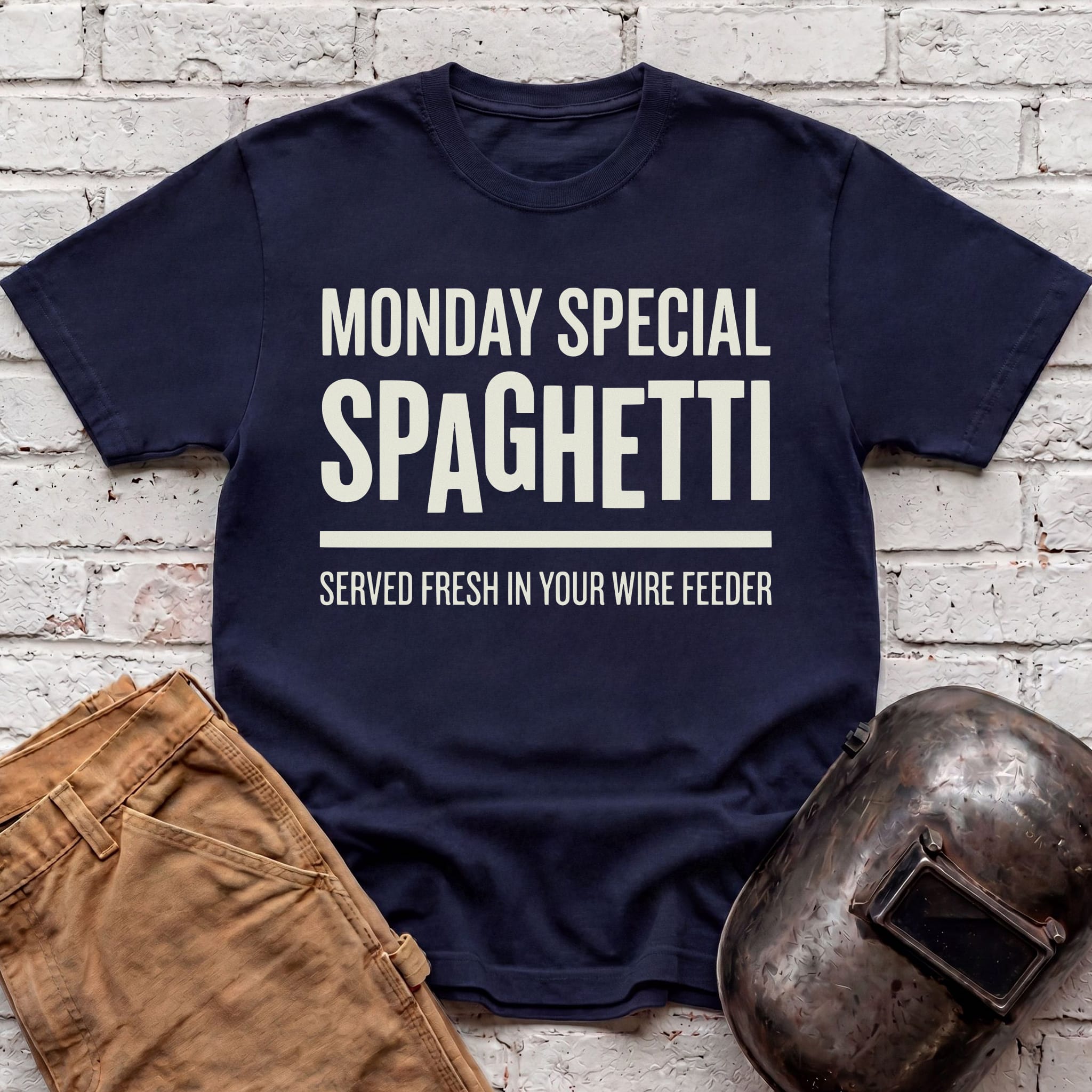 Monday special SPAGHETTI in your WIRE FEED T-shirt
