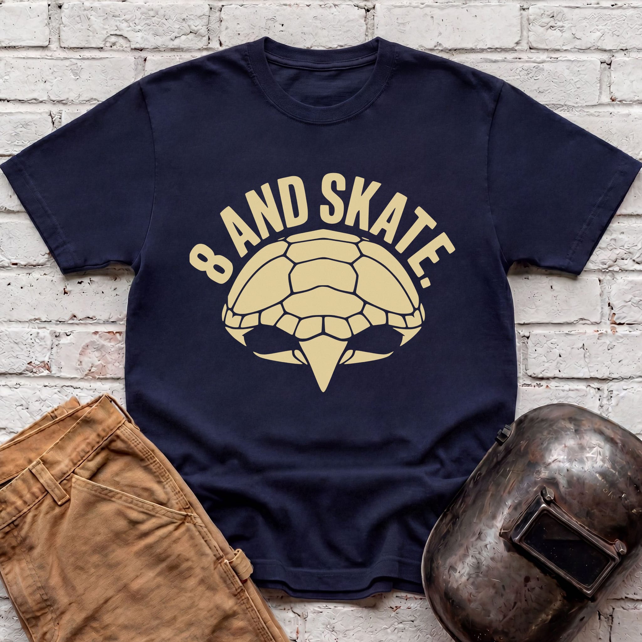 8 AND SKATE Turtle T-shirt