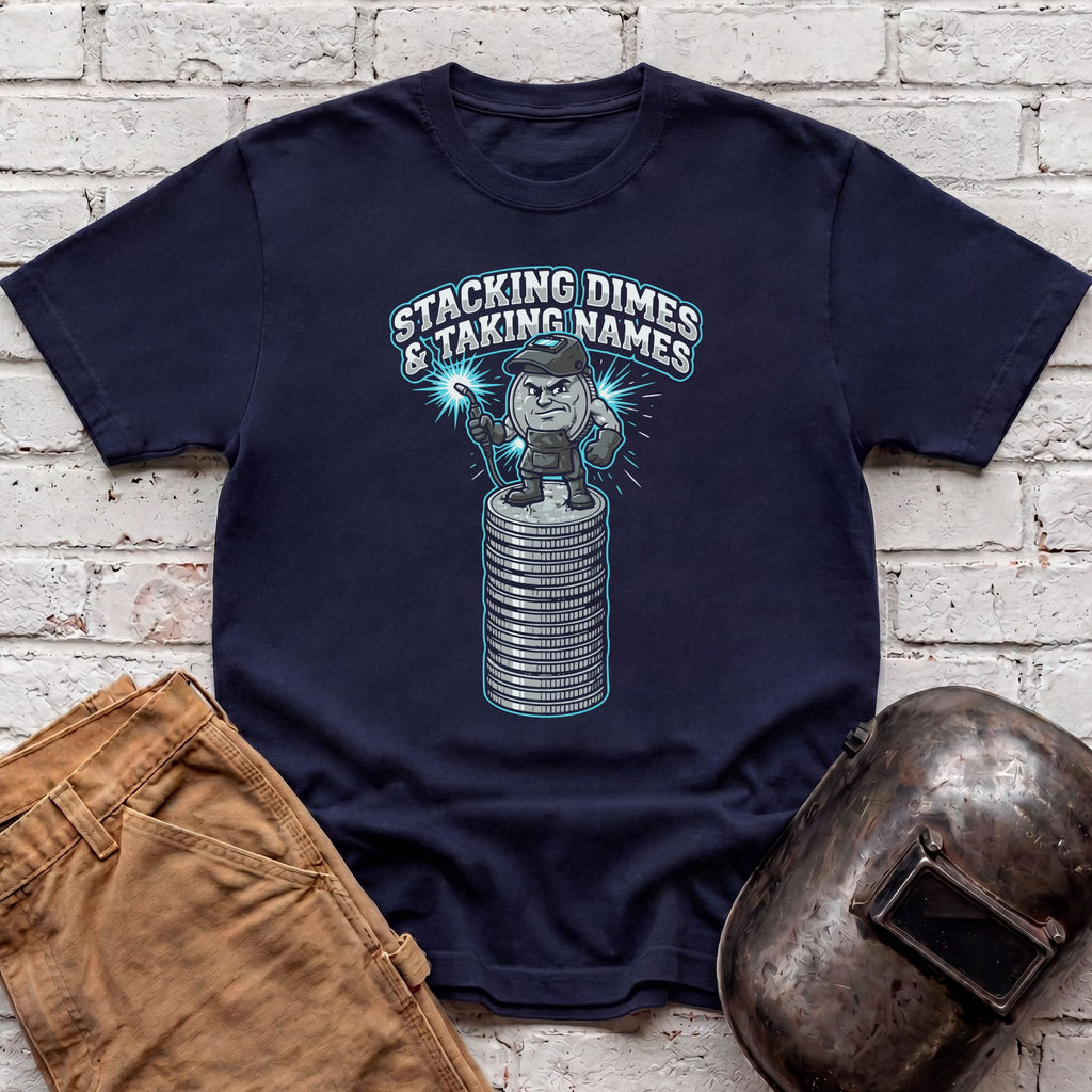 STACKING DIMES & Taking Names T-shirt