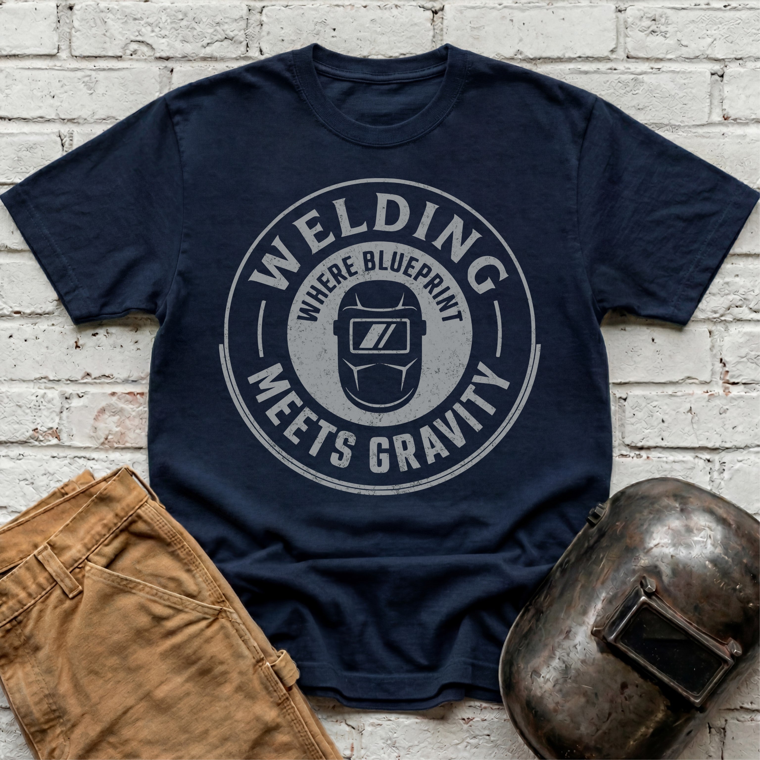 Where Blueprint Meets Gravity T-shirt