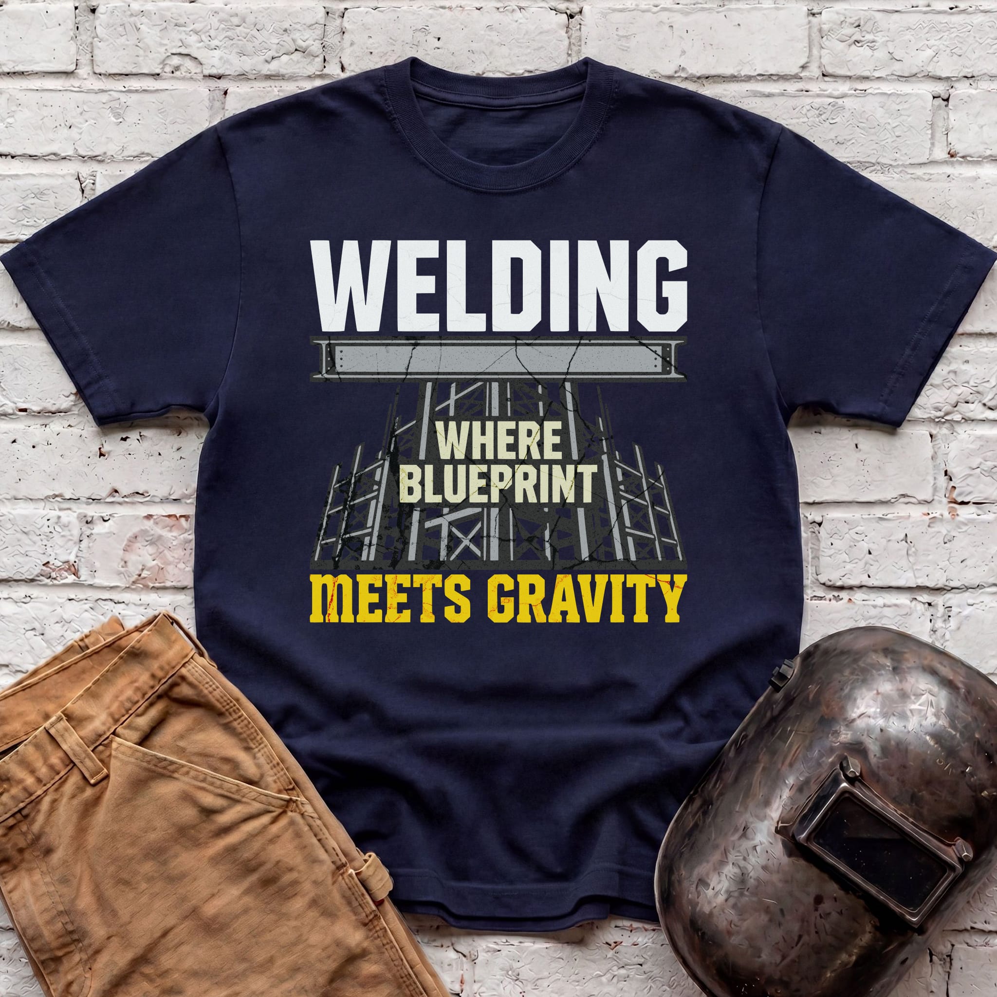 Where Blueprint Meets Gravity T-shirt