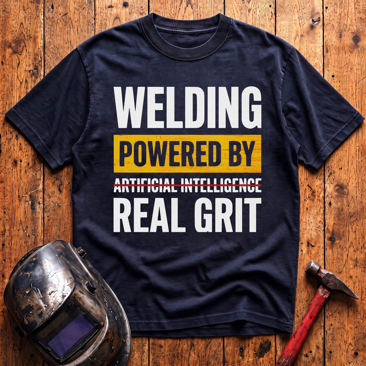 Welding Powered by Real Grit T-shirt