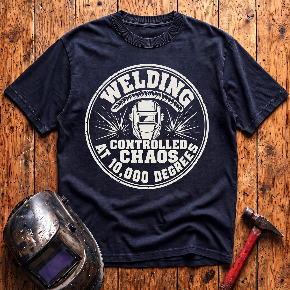 Controlled Chaos at 10'000 F T-shirt