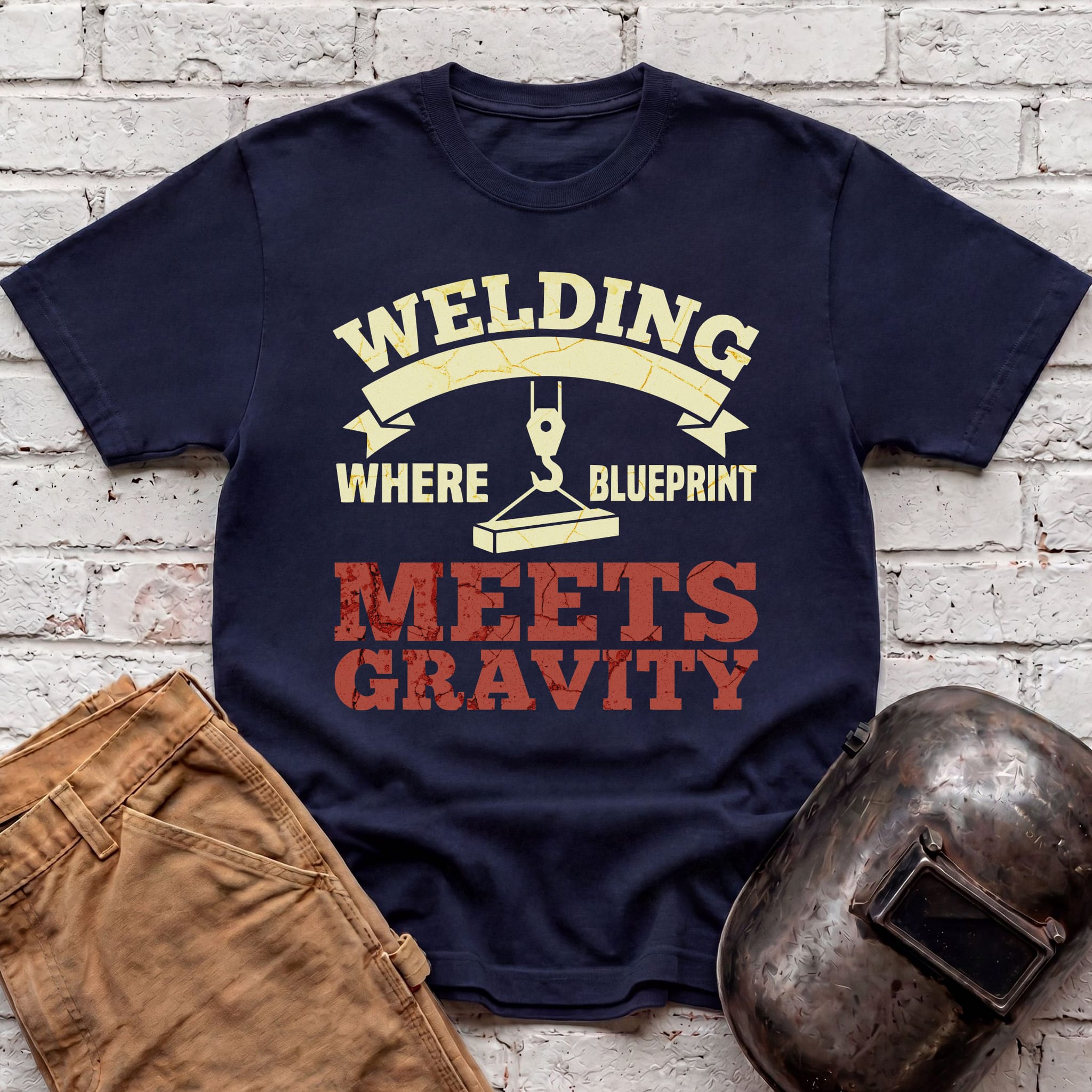 Where Blueprint Meets Gravity T-shirt