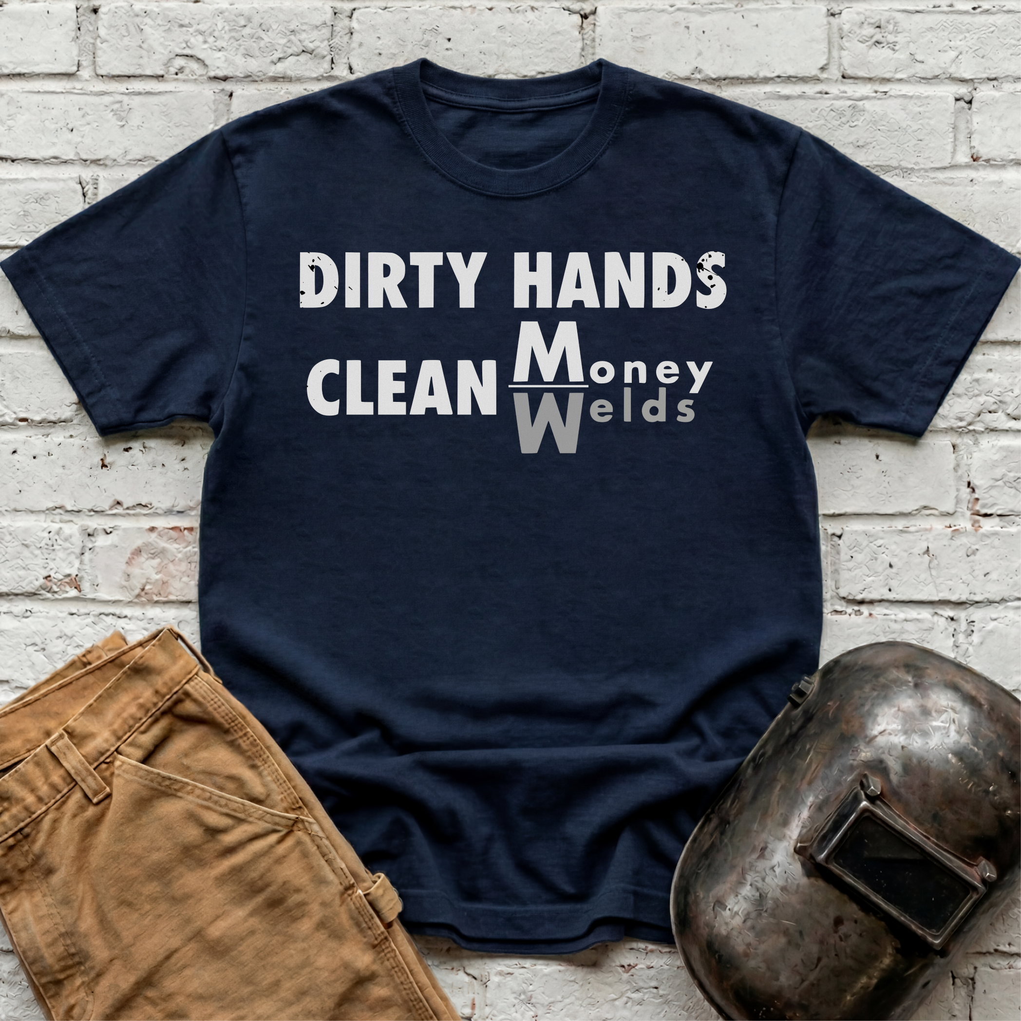 Dirty Hands Clean Money/Welds T-shirt