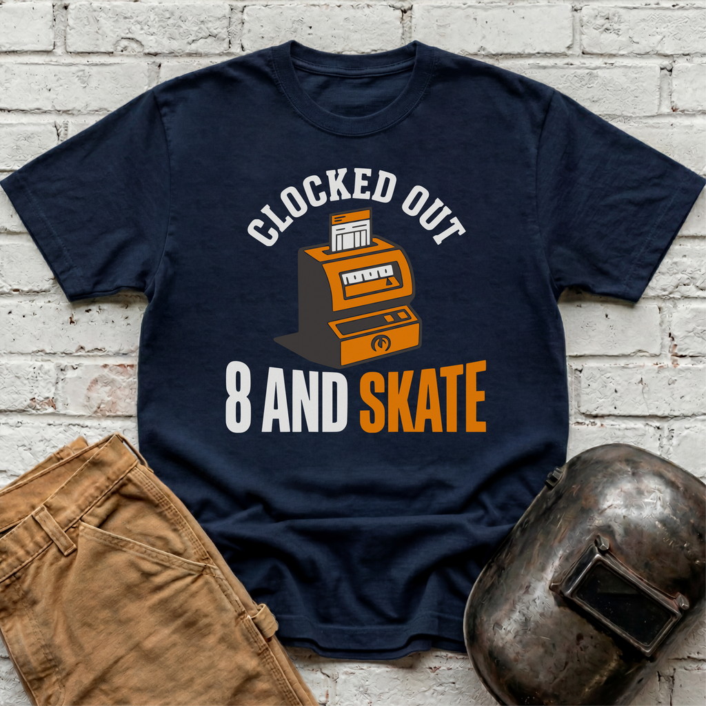 8 and SKATE T-shirt