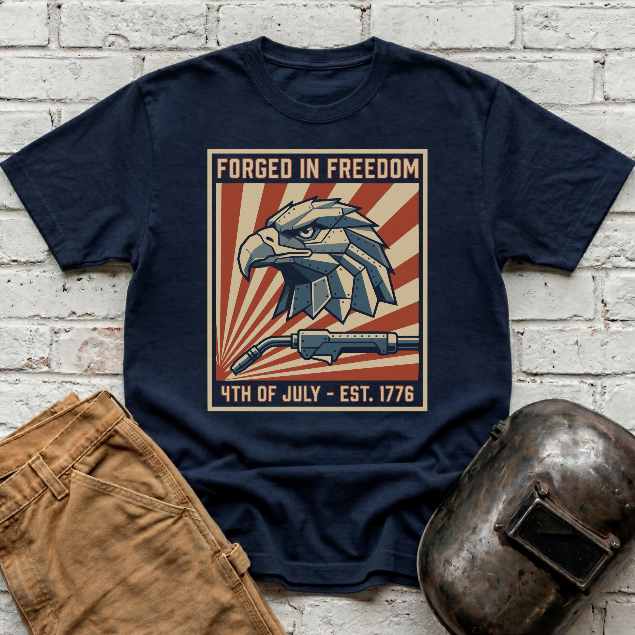 Forged in Freedom Eagle MIG T-shirt