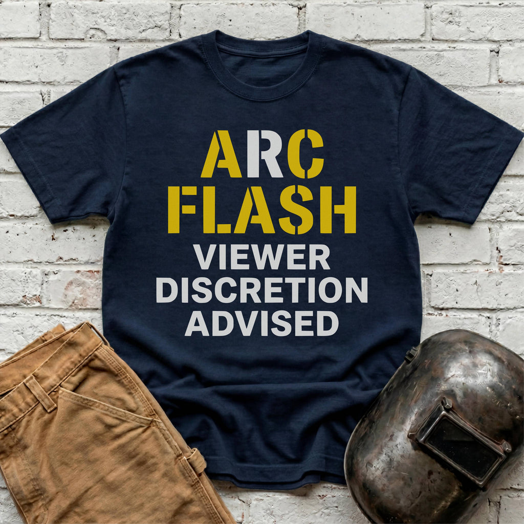 ARC FLASH Viewer Discretion Advised T-shirt