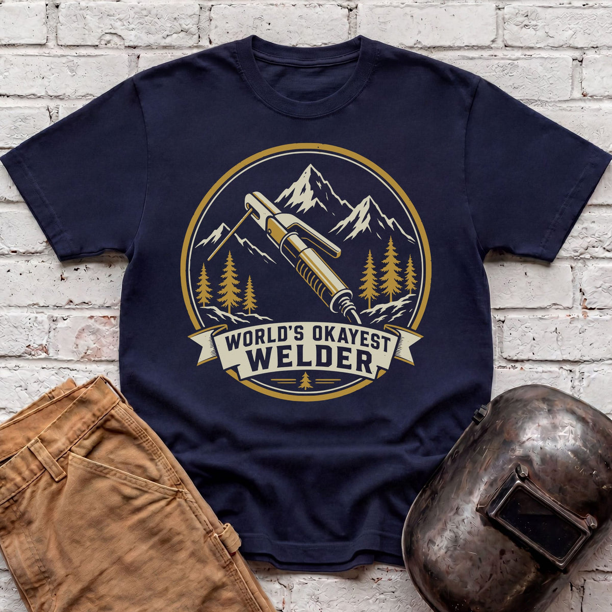 World's Okayest Welder T-shirt