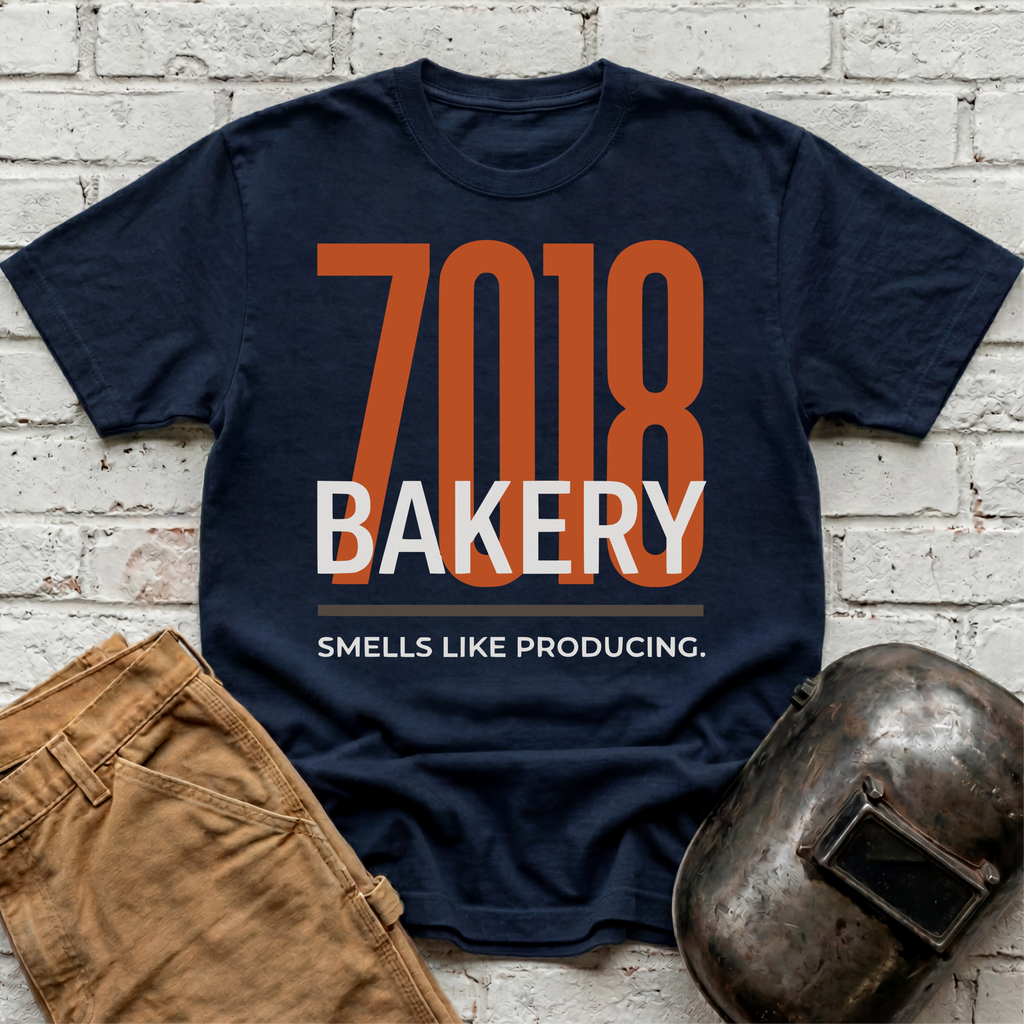 7018 BAKERY: Smells Like Producing T-shirt